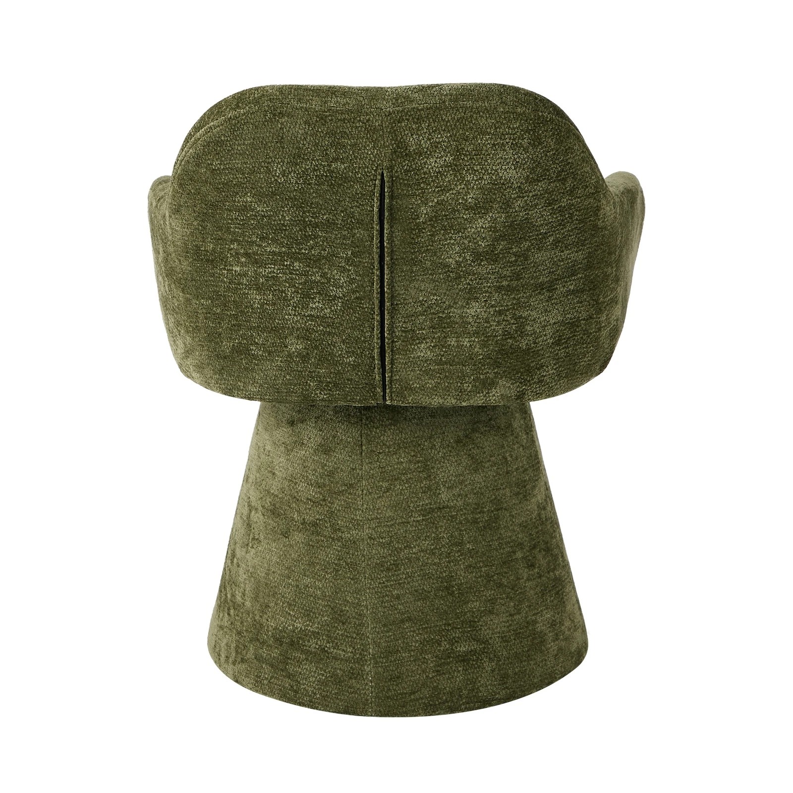 8 Oikiture 4x Dining Chair Swivel Armchair Lounge Accent Chairs Chenille - Green, 8 of 10