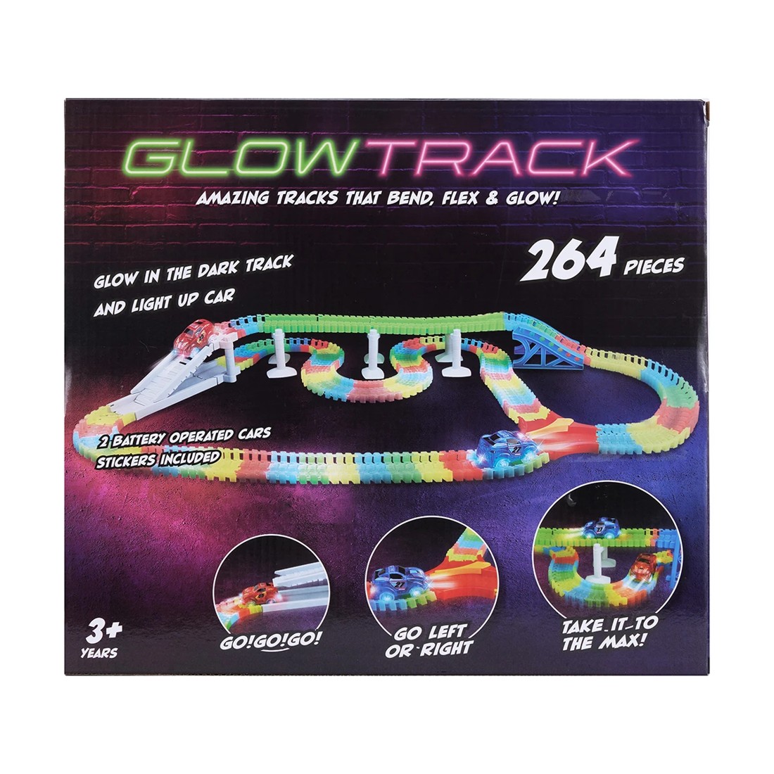 1 264 Piece Glow Track Playset, 1 of 10