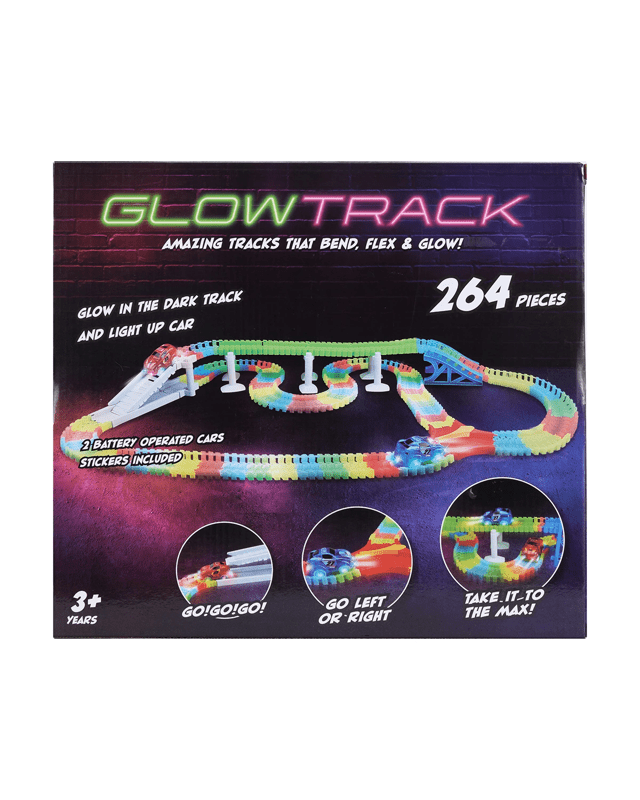 264 Piece Glow Track Pla