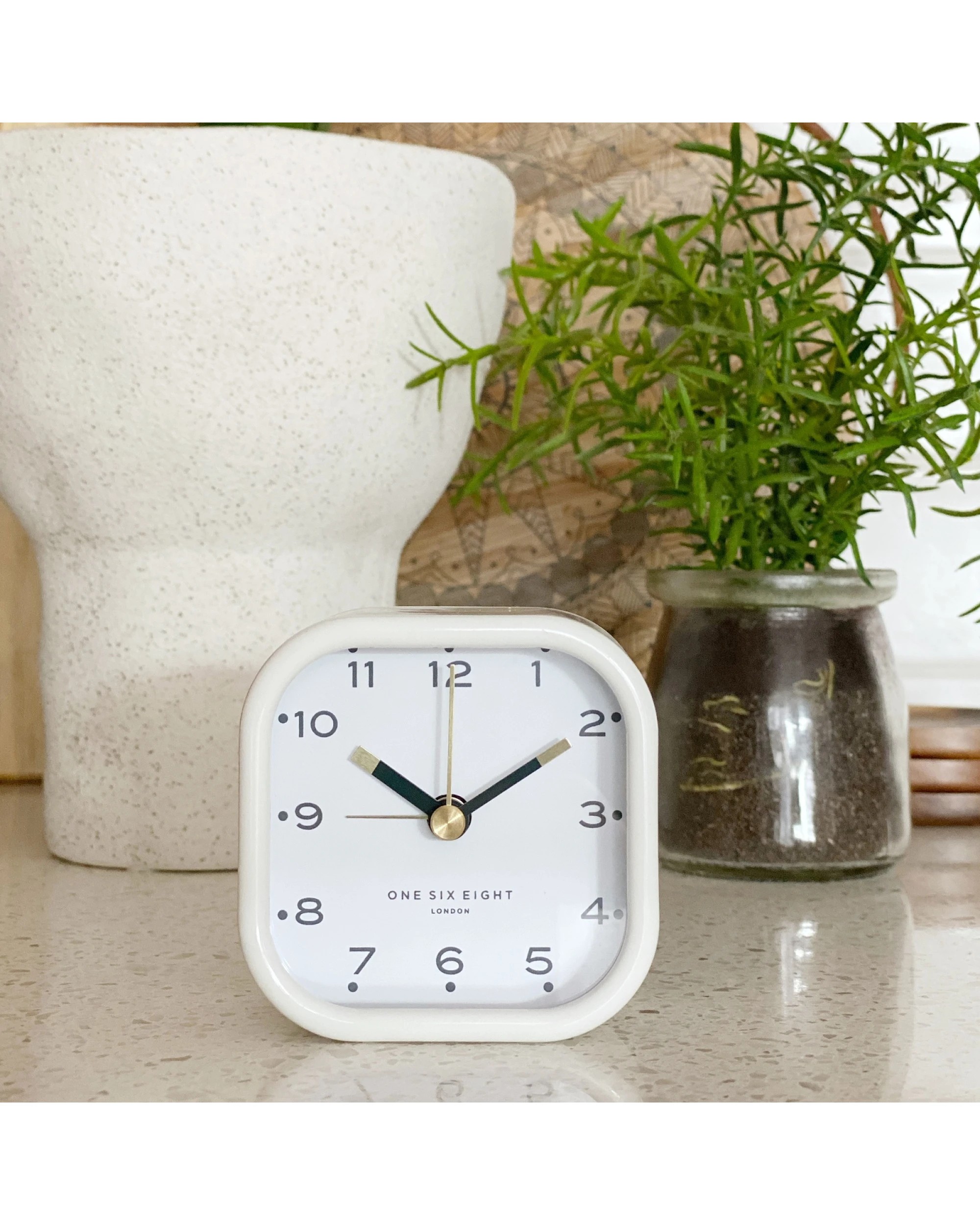 4 One Six Eight London Lisa Silent Alarm Clock - Blush - Pink, 4 of 4