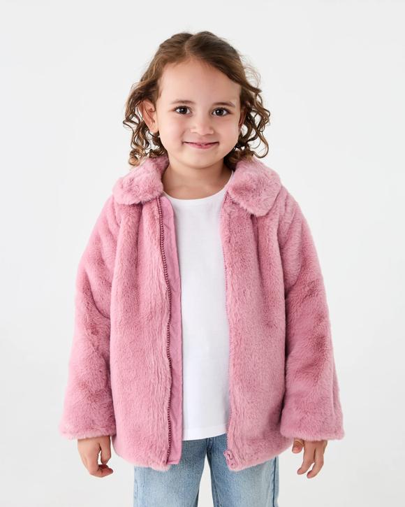 Faux Fur Jacket - Kmart NZ