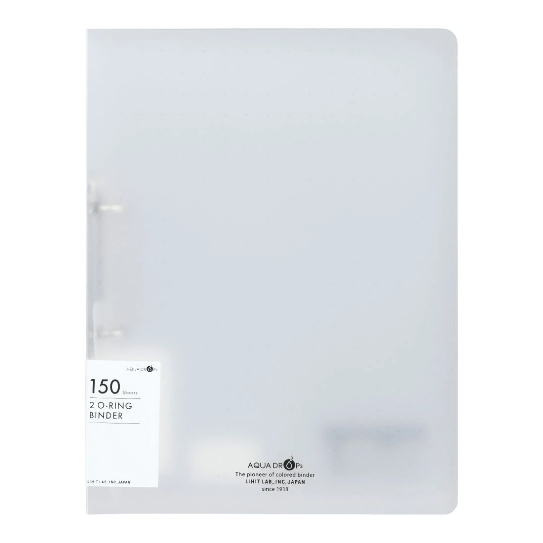 2 Aqua Drops Binder A4 2 O-Ring 18mm Twist White, 2 of 6