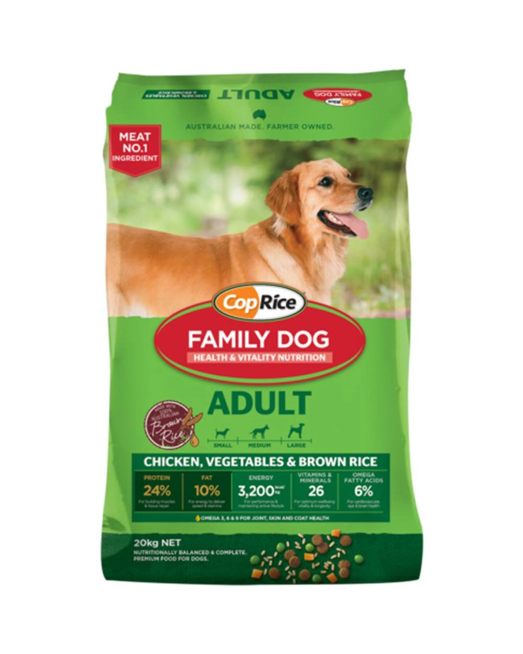 1 CopRice Family Dog Adult Food Chicken with Rice 20kg, 1 of 1