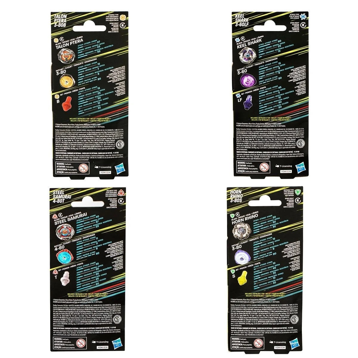 6 Beyblade X Top - Assorted, 6 of 6