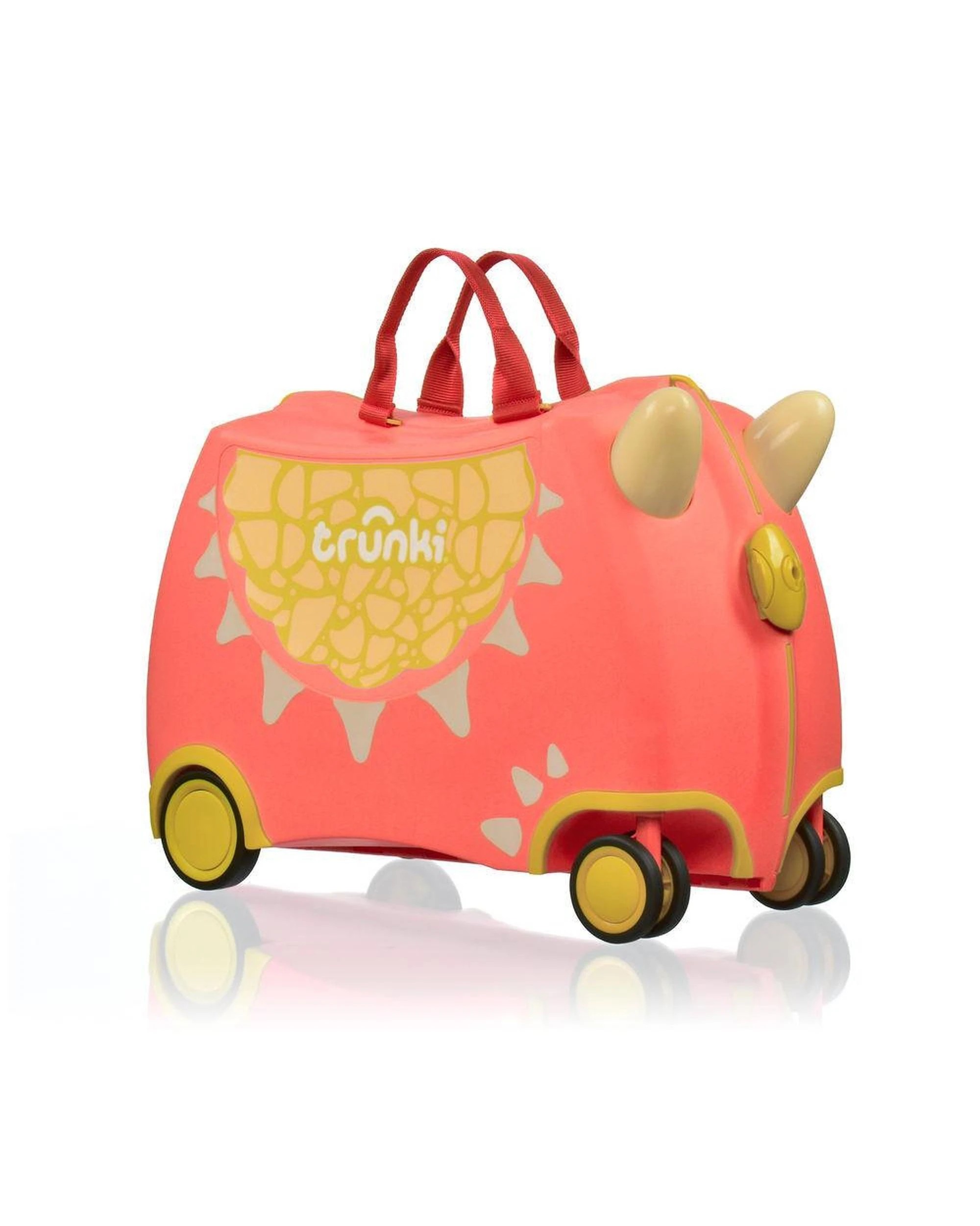 1 Trunki Glide Ride on Luggage Kids Suitcase Toy Box Dylan the Dragon, 1 of 7