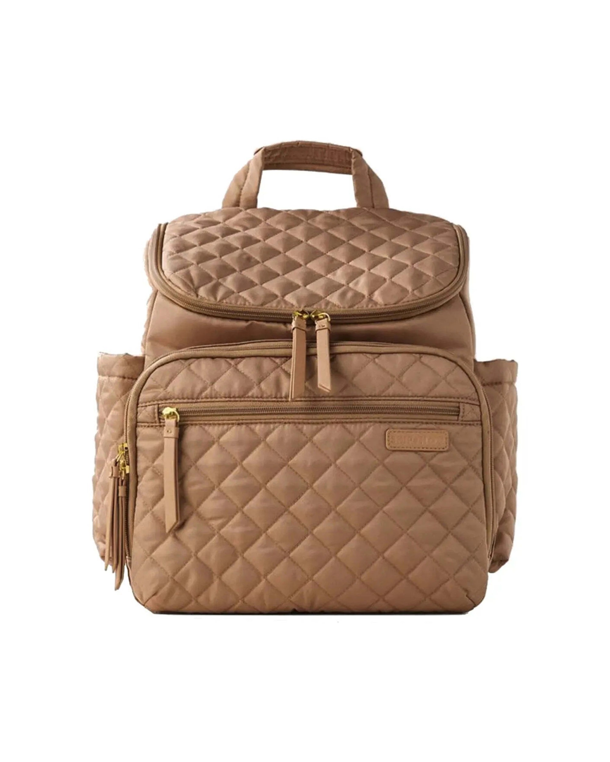 1 Skip Hop Forma Backpack Nappy Bag Stylish Lightweight Design Modern Camel - Red, 1 of 6