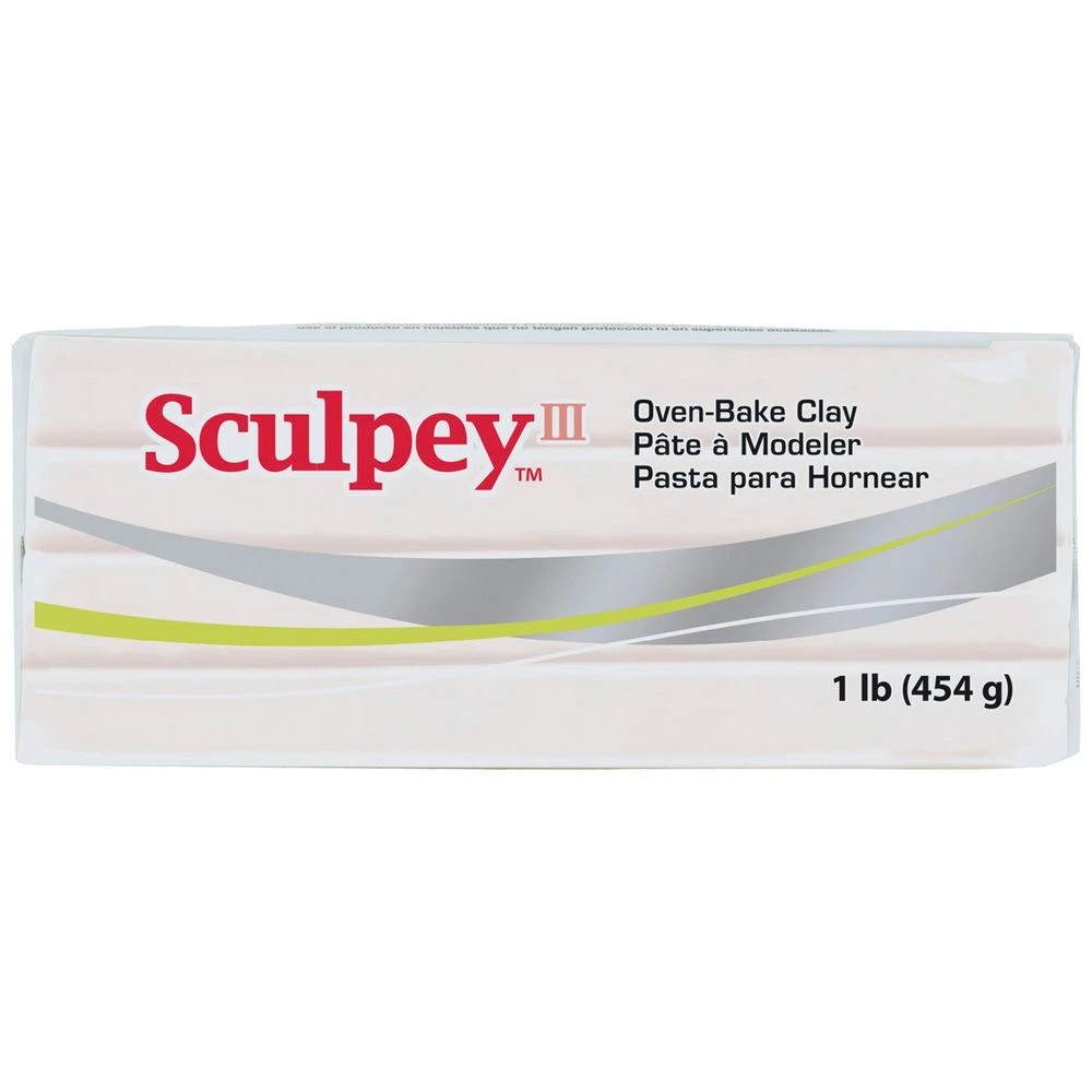 1 Sculpey III Modelling Clay Beige 454g, 1 of 3