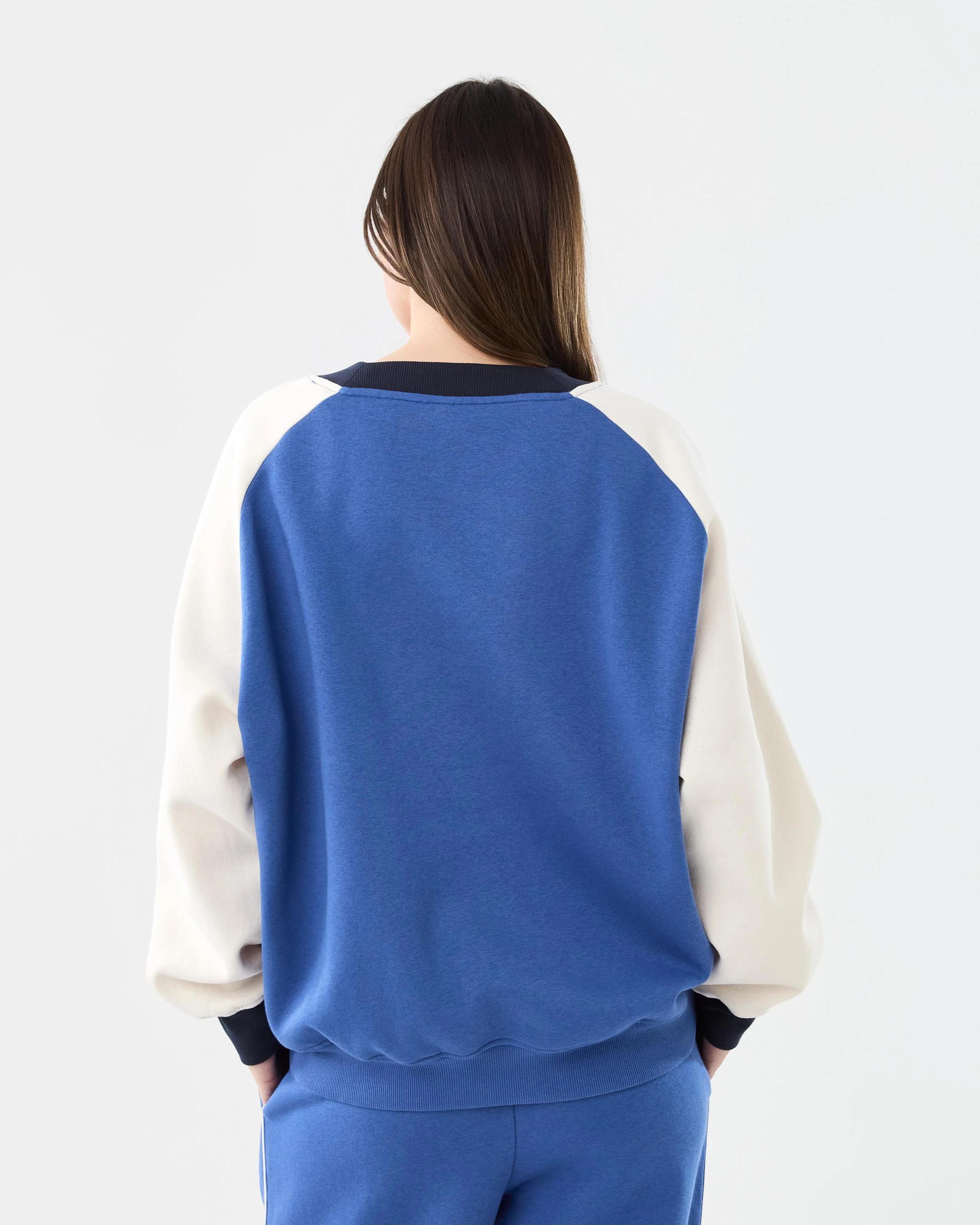 3 Print V-Neck Sweatshirt Club Palms, 3 of 7