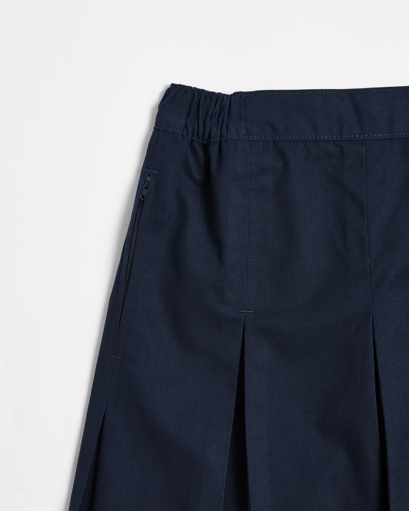 2 Target Kids School Drill Skort — Black, 65% Recycled Polyester / 35% Australian Cotton (3-4) NAVY BLUE, 2 of 3