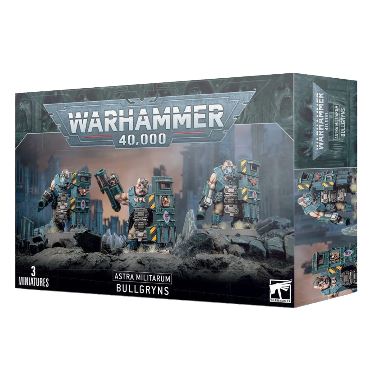 1 Games Workshop Warhammer 40k Astra Militarum Auxilla Bullgryns, 1 of 1