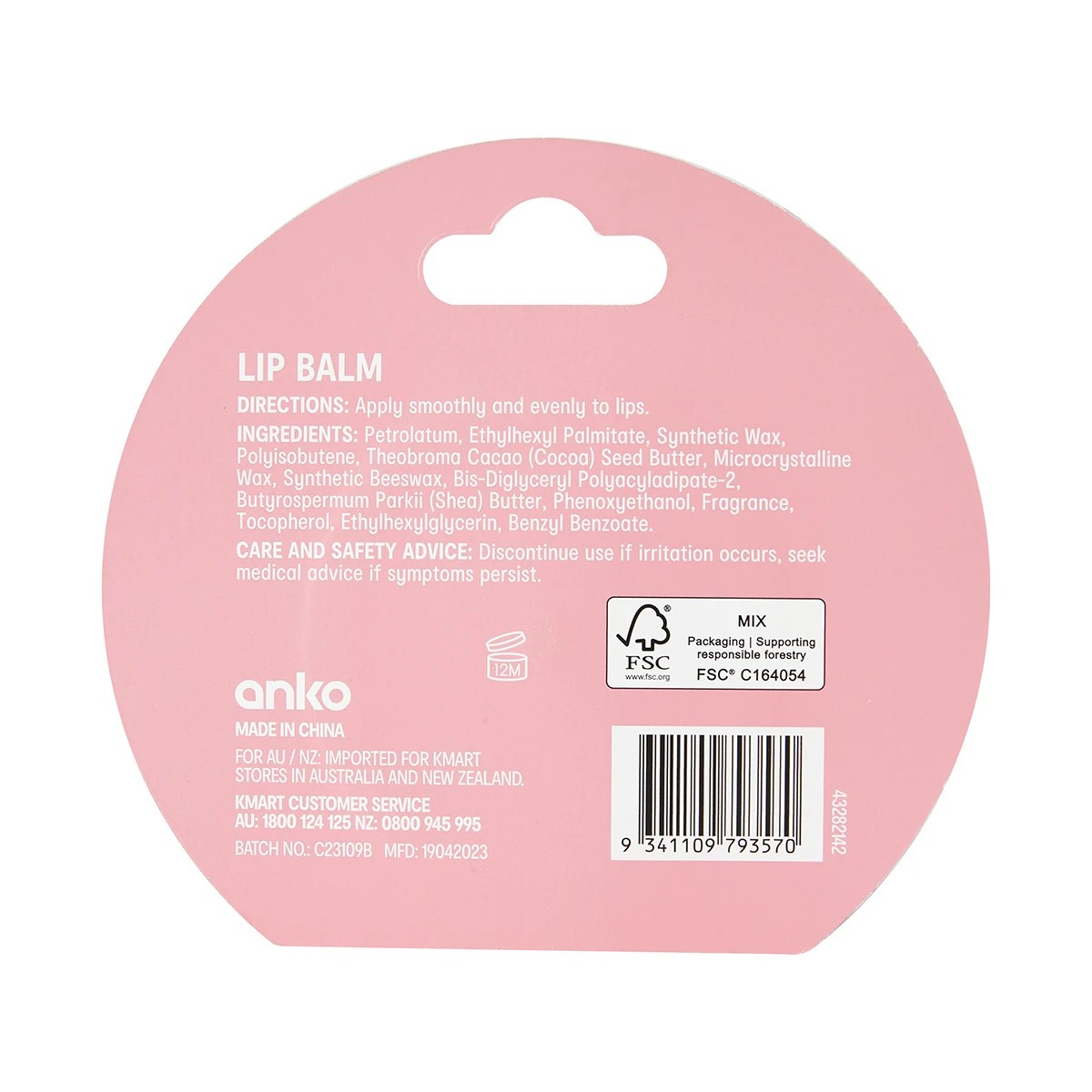 7 Lip Balm - Watermelon Flavour and Shea Butter, 7 of 7
