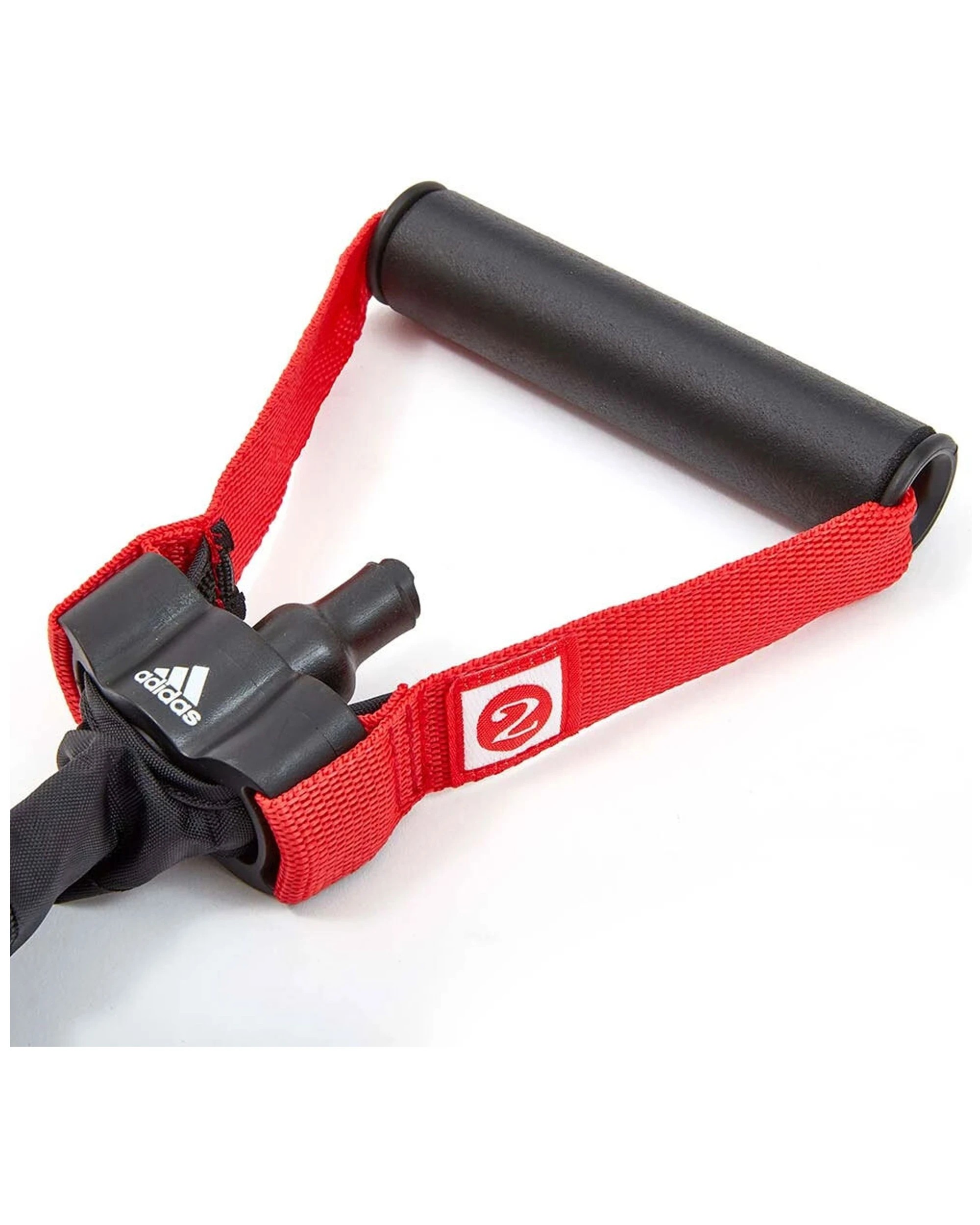 3 Adidas Power Tube - Level 2 Comfort Grip Handles Full Body Resistance Training - Black, 3 of 7