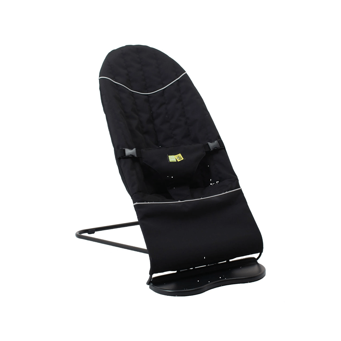 1 Vee Bee Baby Minder Cushioned Rocker Bouncer Adjustable Recline 3 Pos. - Black, 1 of 3