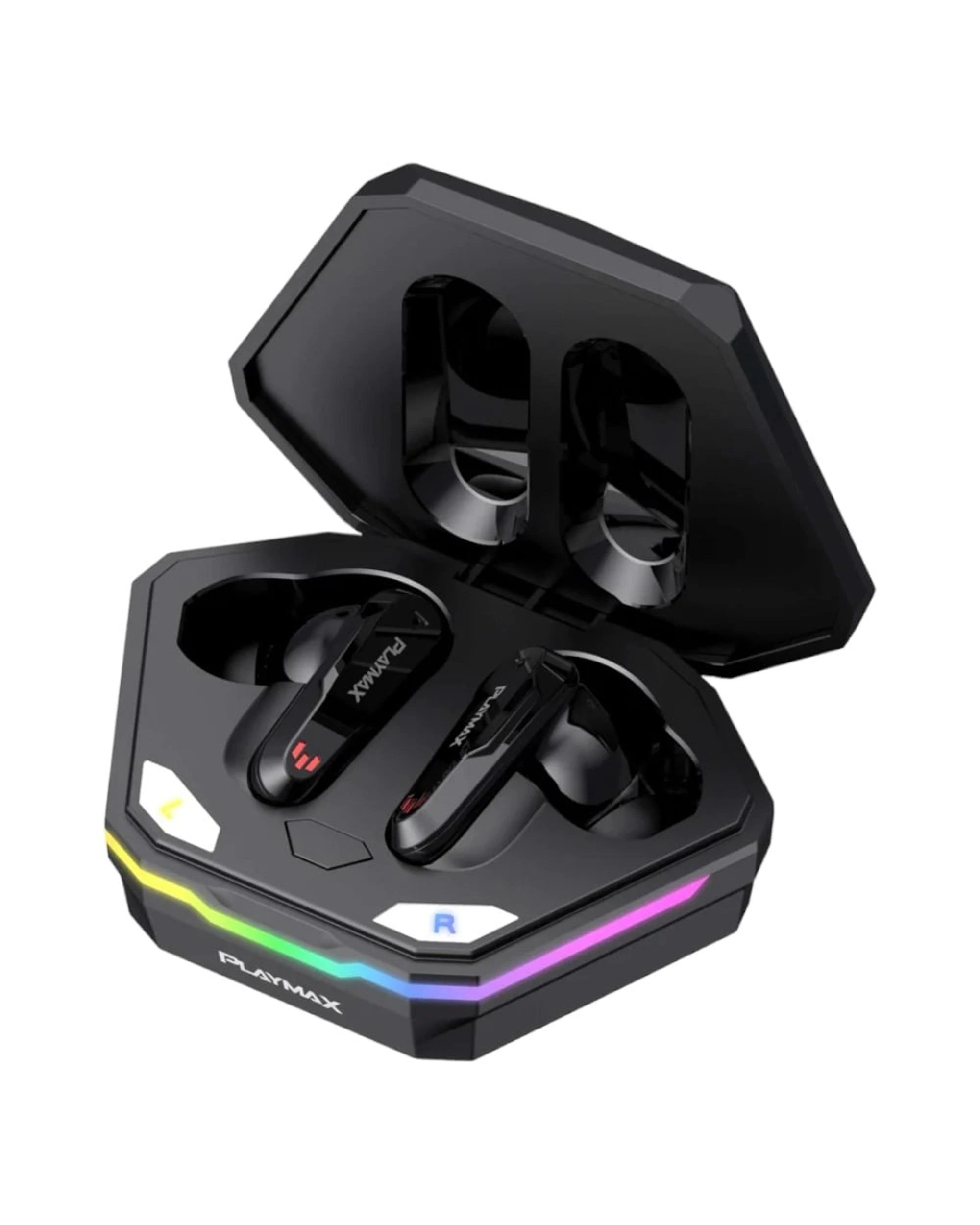 5 Playmax True Wireless RGB Gaming Earbuds - Hex, 5 of 10