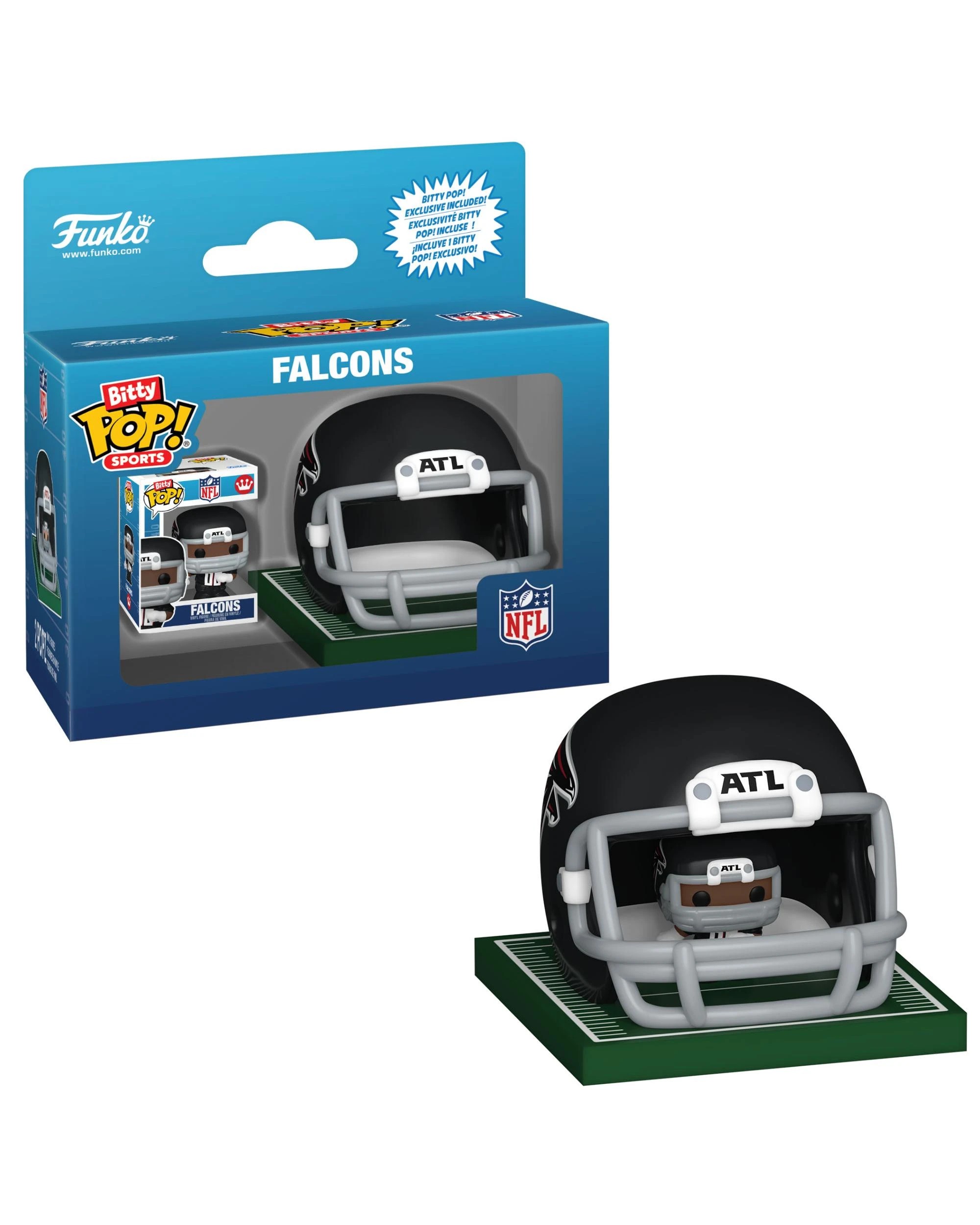 1 NFL Atlanta Falcons Bitty POP! Helmet and Player Funko POP! Vinyl, 1 of 5