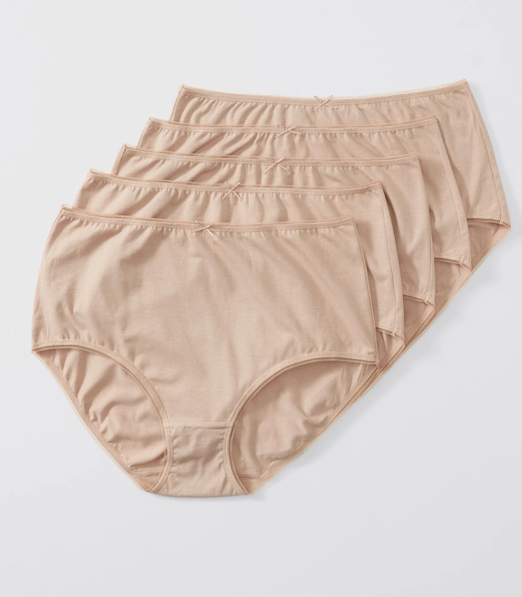 6 Target 5 Pack Cotton/elastane Full Briefs FF LATTE, 6 of 7