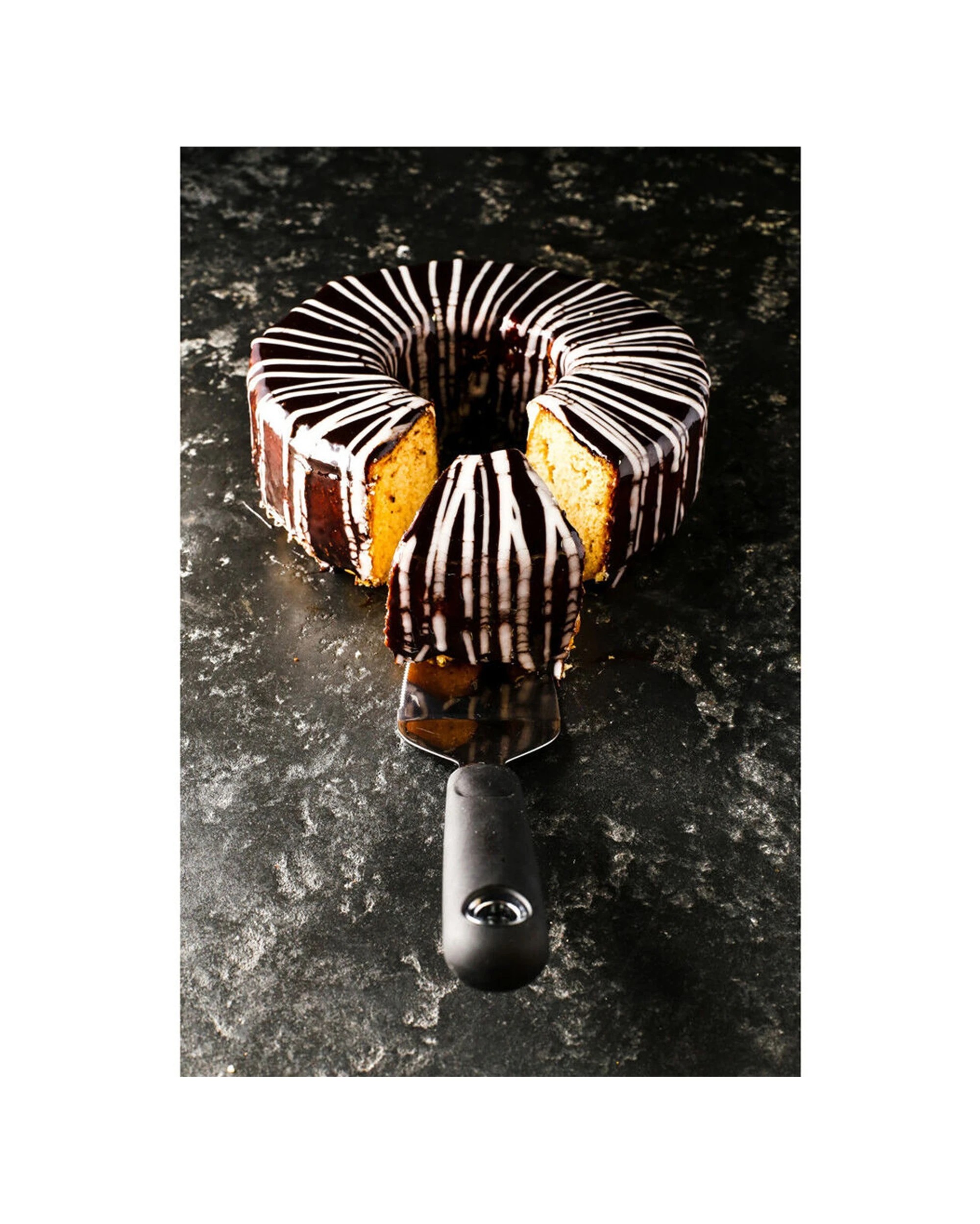 4 Mastercraft 20cm Heavy Base Non-Stick Savarin Cake Mould 2PK - Black, 4 of 6