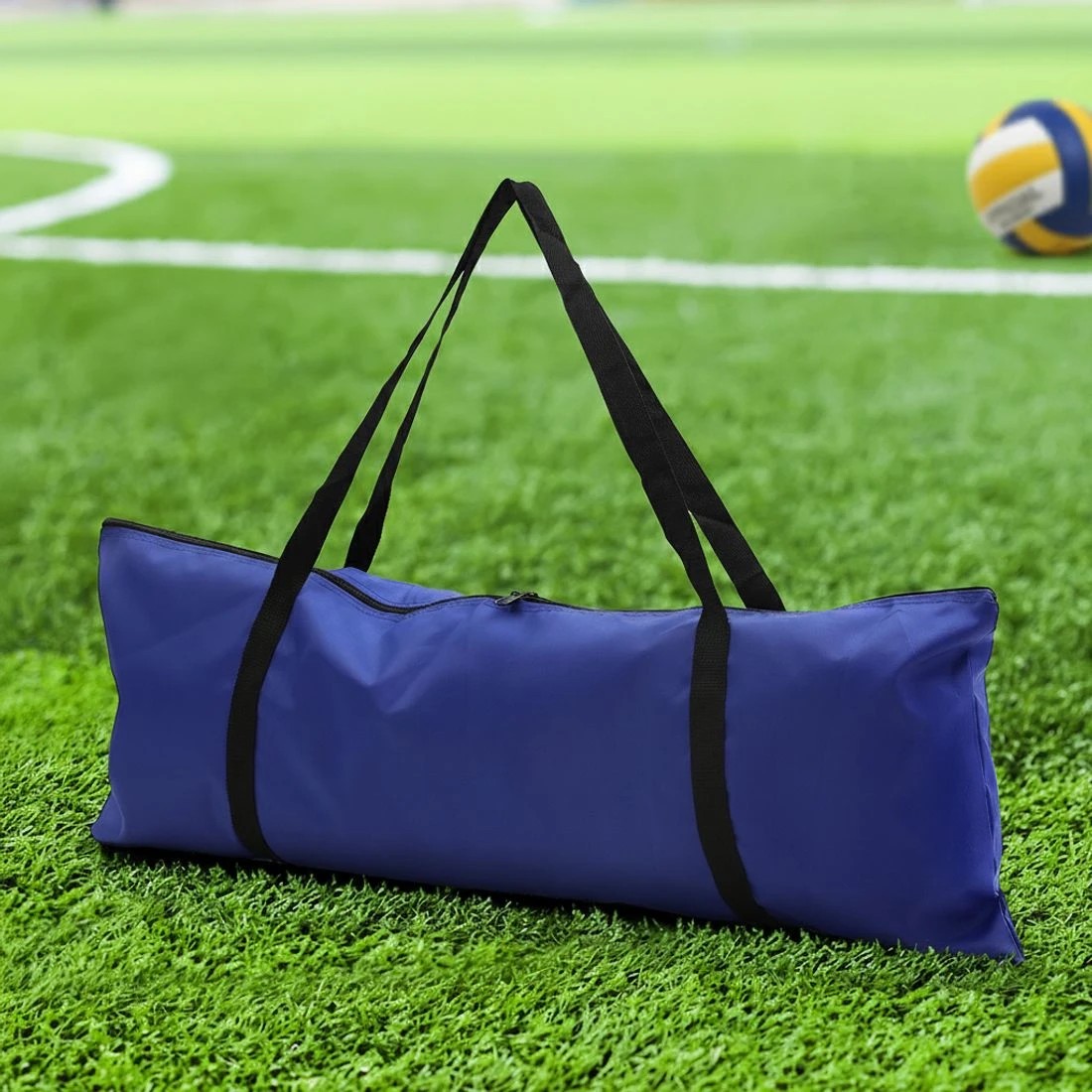 6 Everfit 6M Portable Volleyball Net Set Adjustable Height Multi-Sport Net with Ball and Bag - Blue, 6 of 6