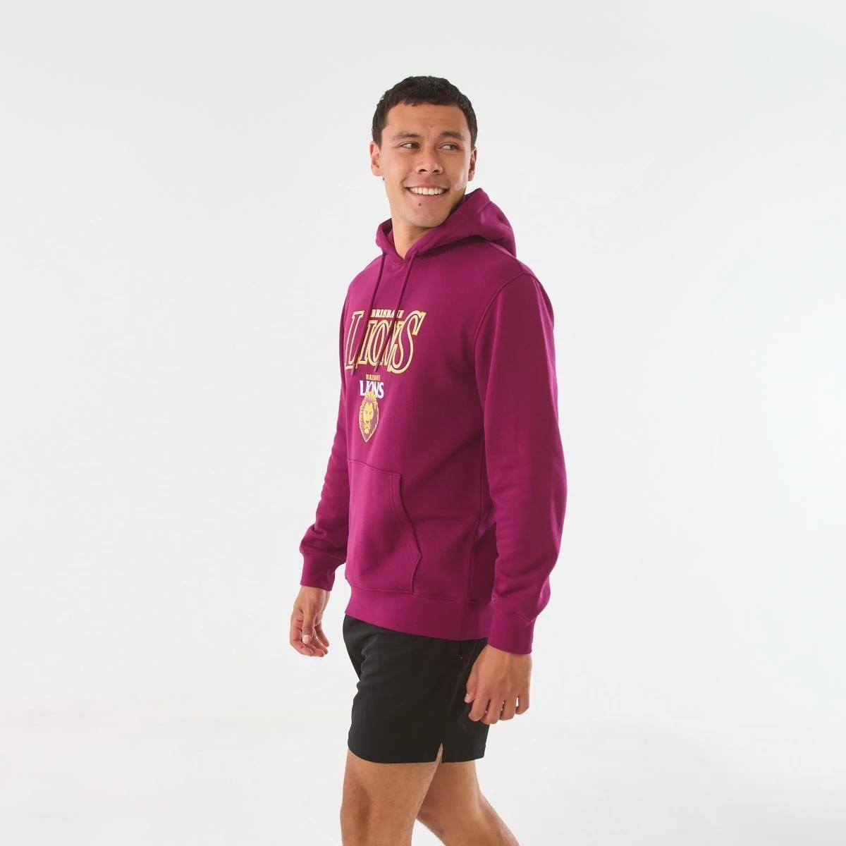 2 Official AFL Adult Hoodie Brisbane, 2 of 7