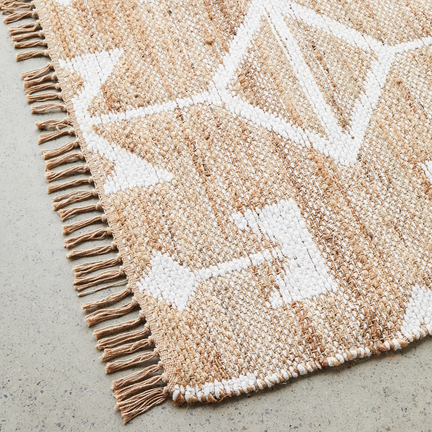 5 Common Ground Rugs Grove Trudy 380x280cm - Extra Large Hand Loomed Jute Floor Rug - White, 5 of 8