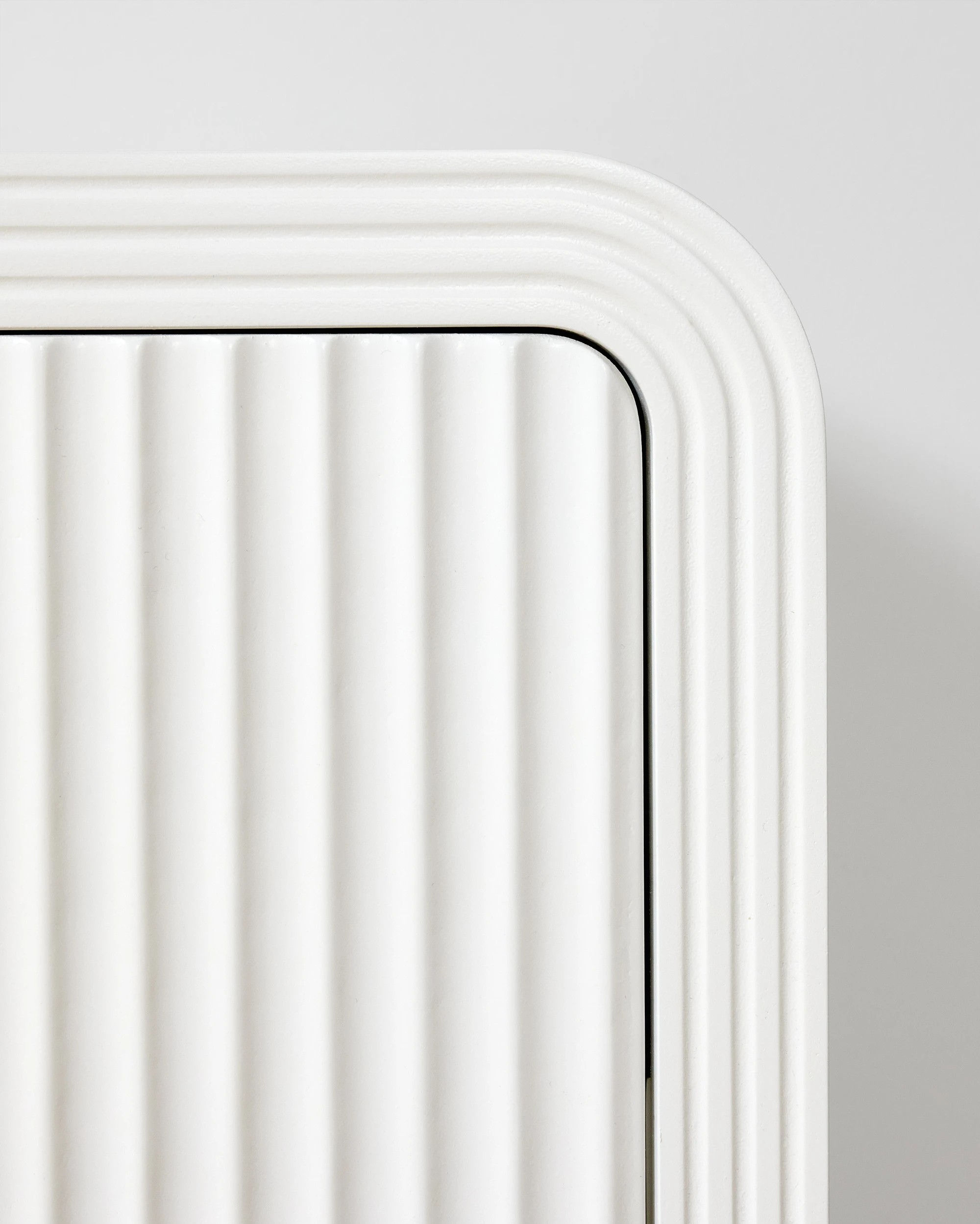 6 Luna 2 Drawer Bedside Table - White, 6 of 9