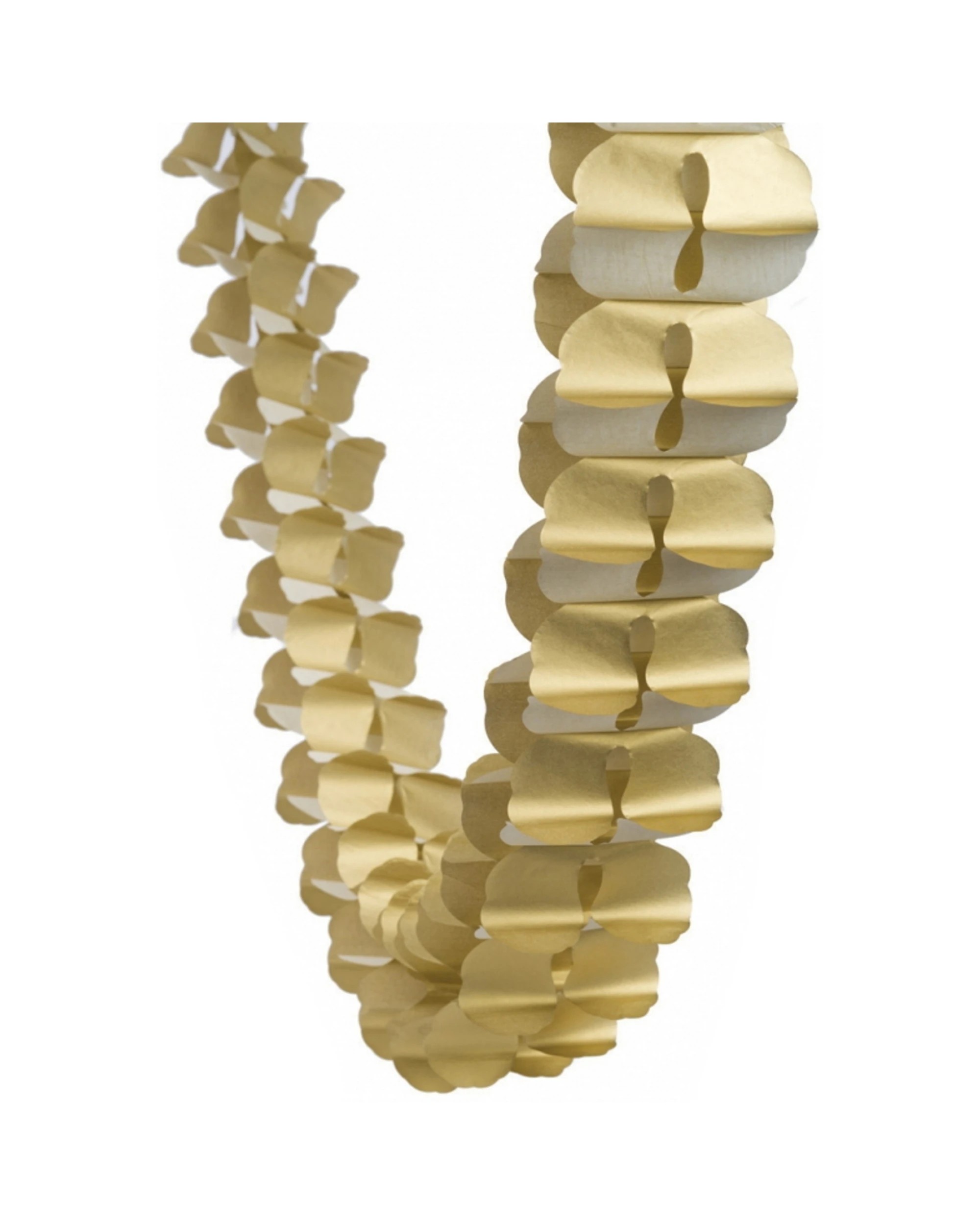 1 Five Star Tissue Paper Honeycomb Garland 4m - Gold, 1 of 1