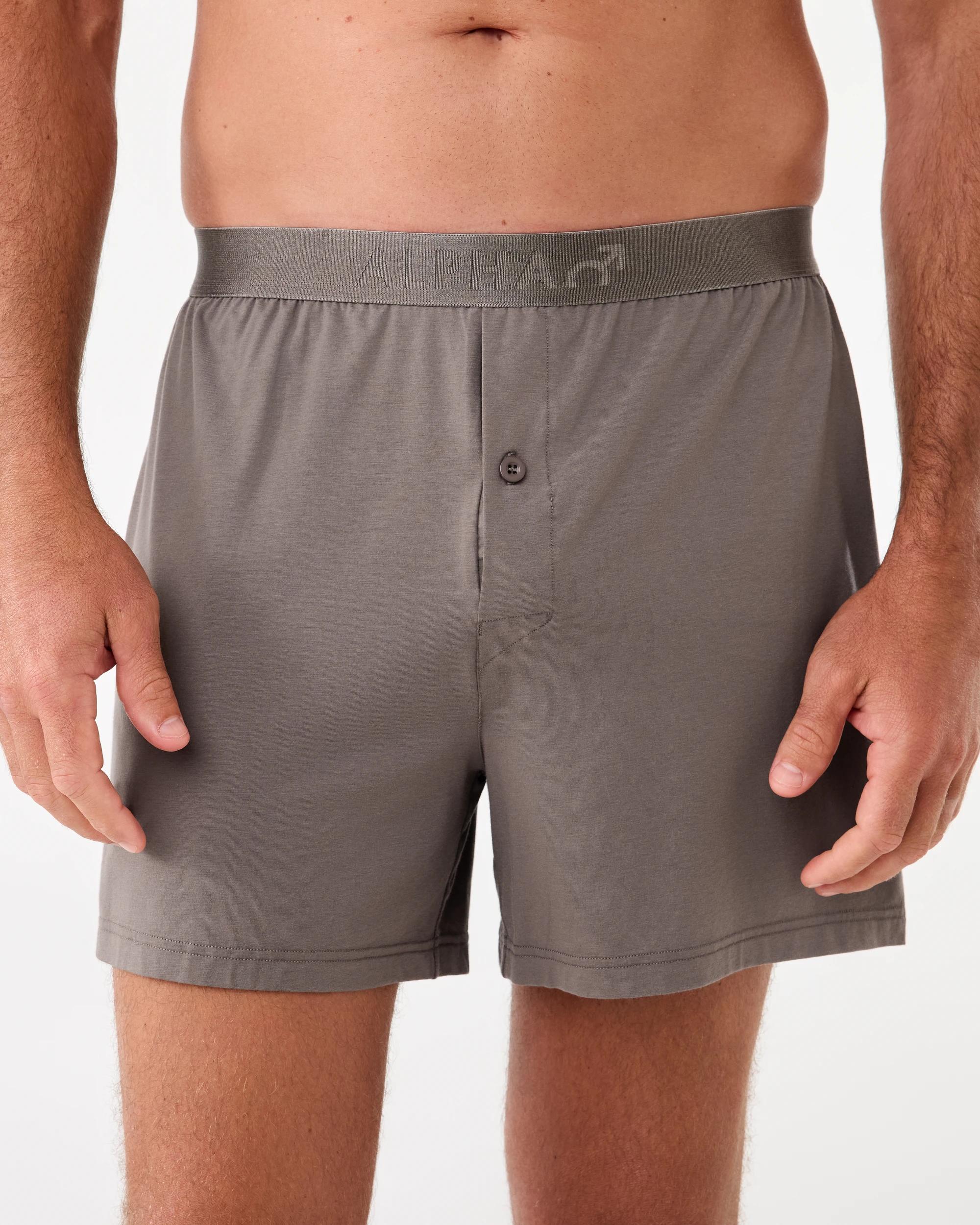 3 3 Pack Cotton Modal Boxers Grn Forest, 3 of 8