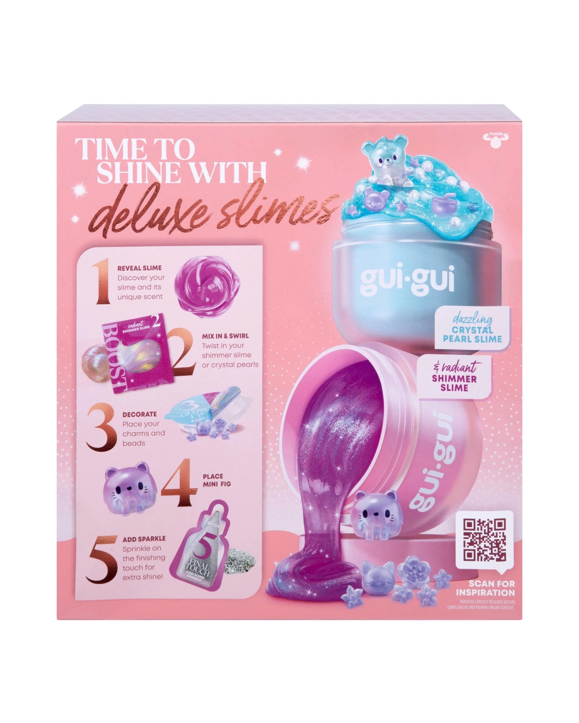 6 Gui Gui Shimmer Deluxe Duo Slime Pack, 6 of 6