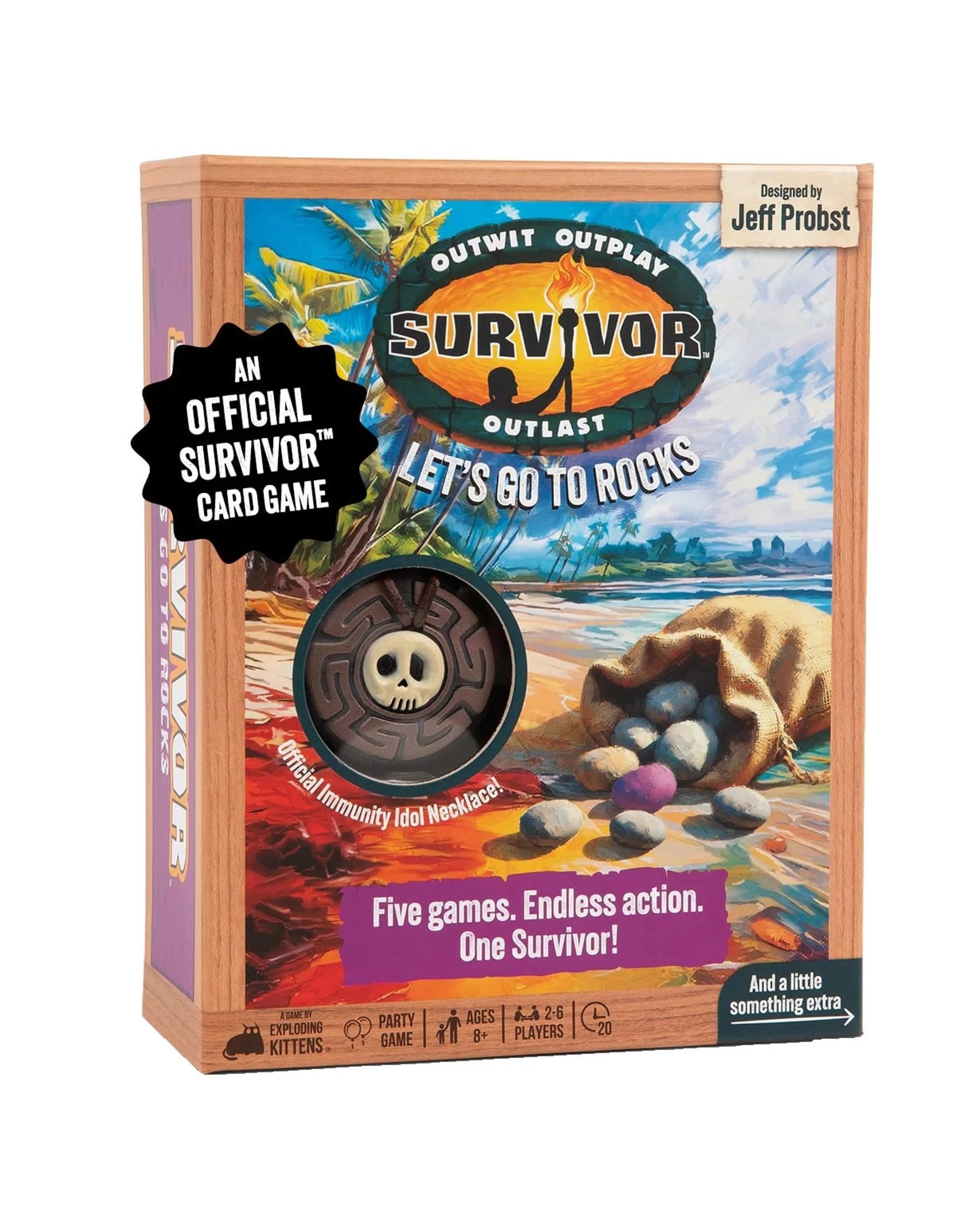1 Survivor Let's Go To Rocks Card Game, 1 of 7