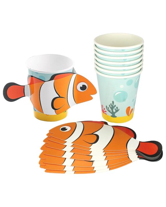 Fun Express Under the Sea Clownfish Paper Cups Pack of 8     
.