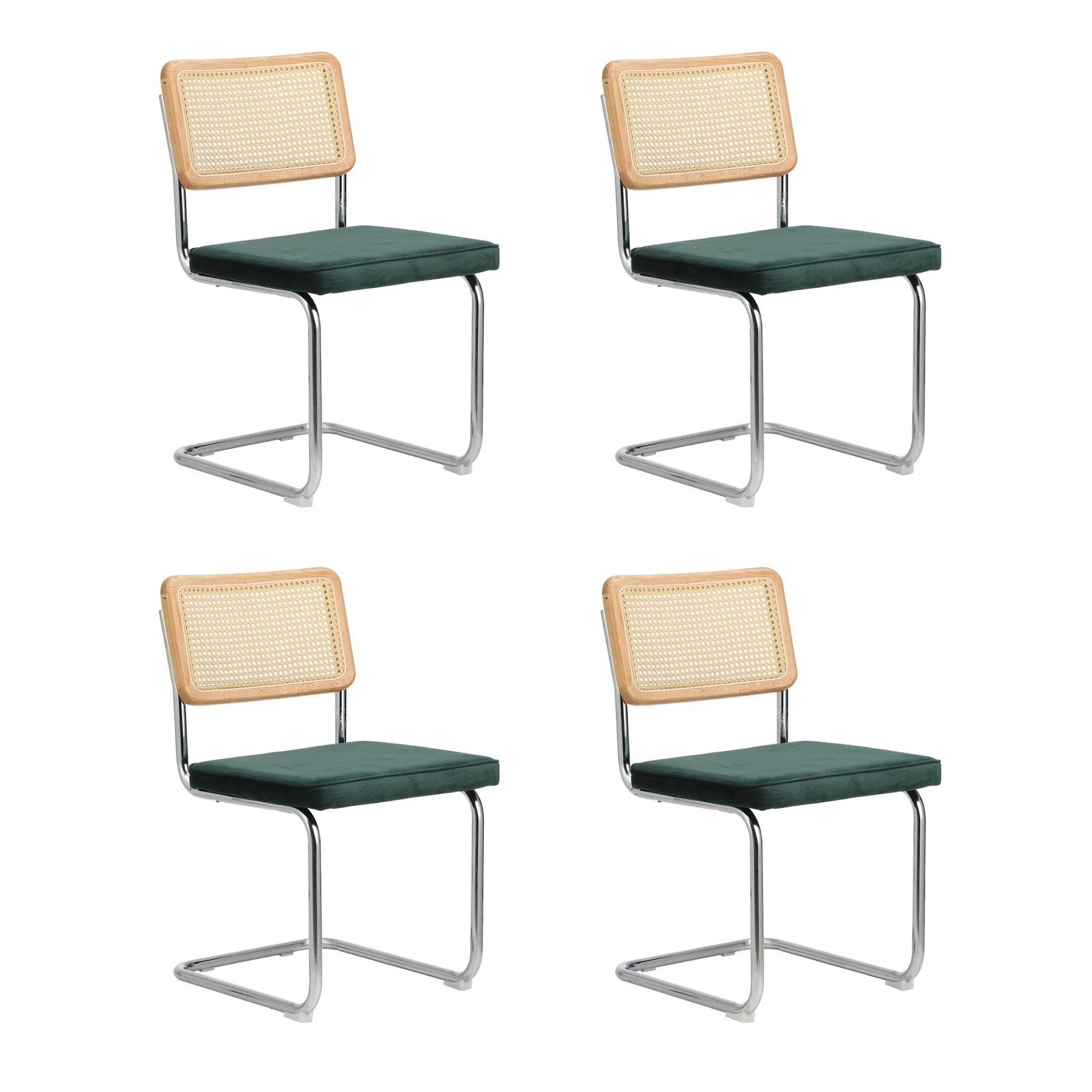 8 Oikiture 90cm Round Dining Table with 4PCS Dining Chairs Velvet - Multi, 8 of 9