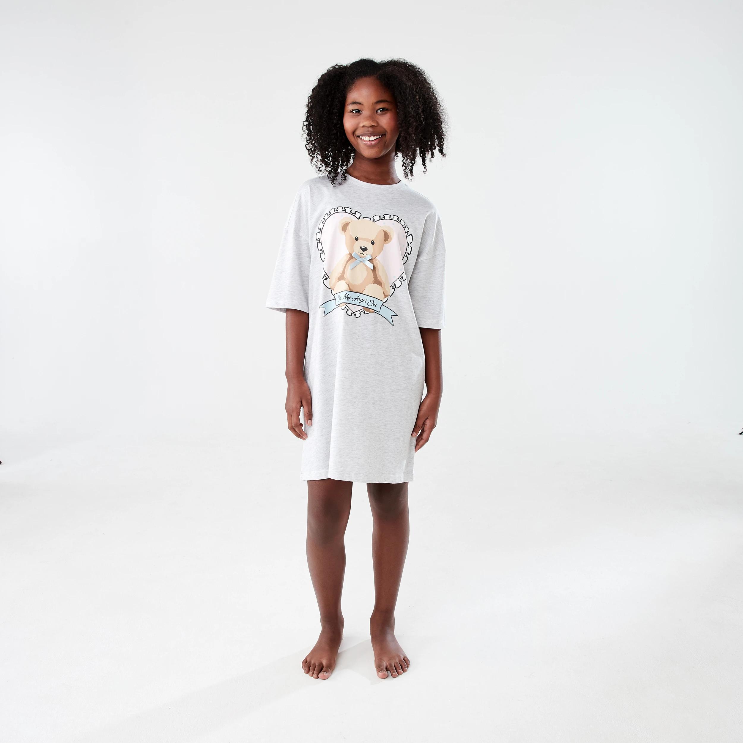1 Nightie ANGEL ERA WHITE MARLE, 1 of 4
