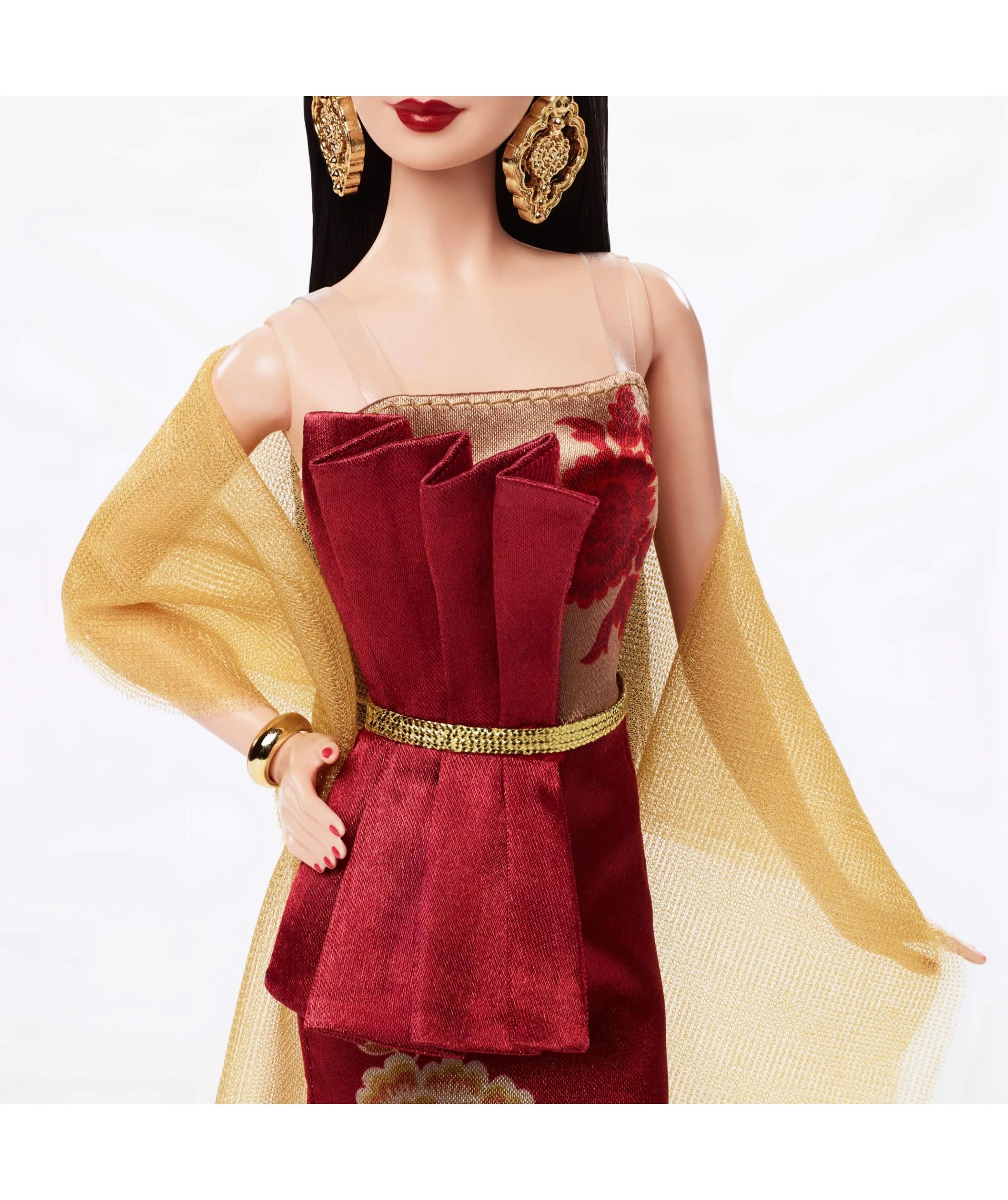 3 Barbie Signature Lunar New Year Fashion Doll - Red, 3 of 6