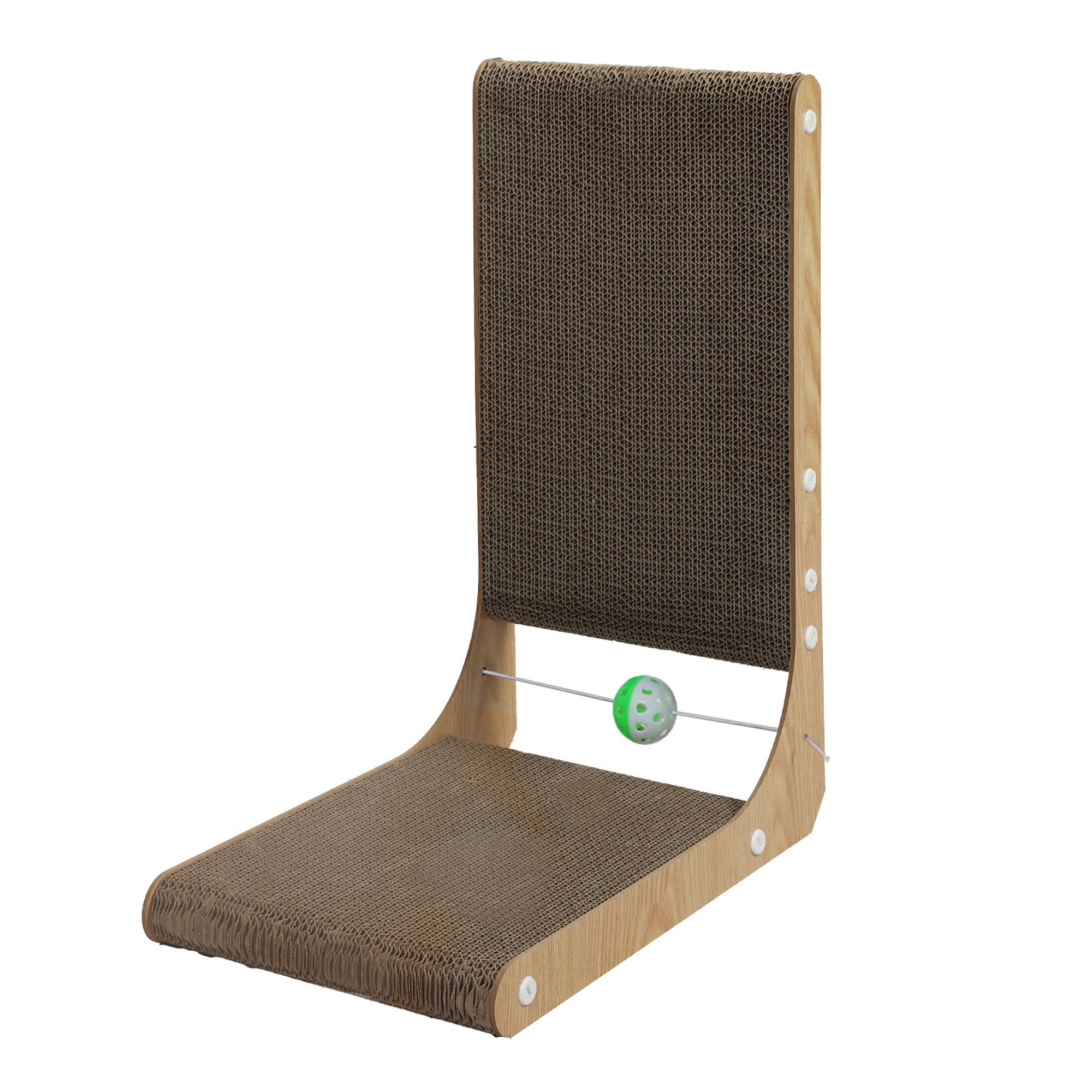 1 Pawz Cat Scratcher Board L-Shaped  48cm, 1 of 9