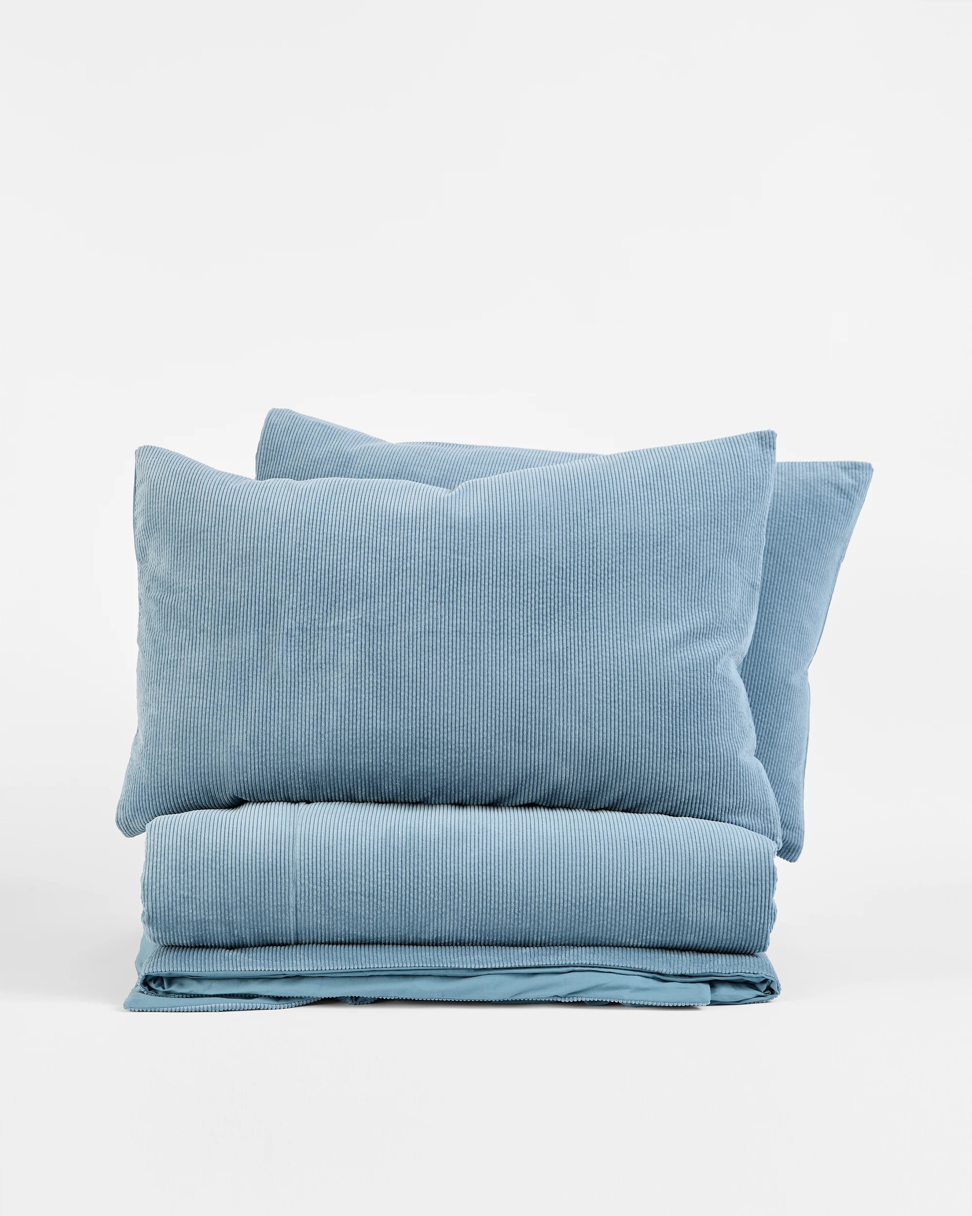 6 Target Zander Australian Cotton Corduroy Quilt Cover Set - Queen Bed - Blue, 6 of 9