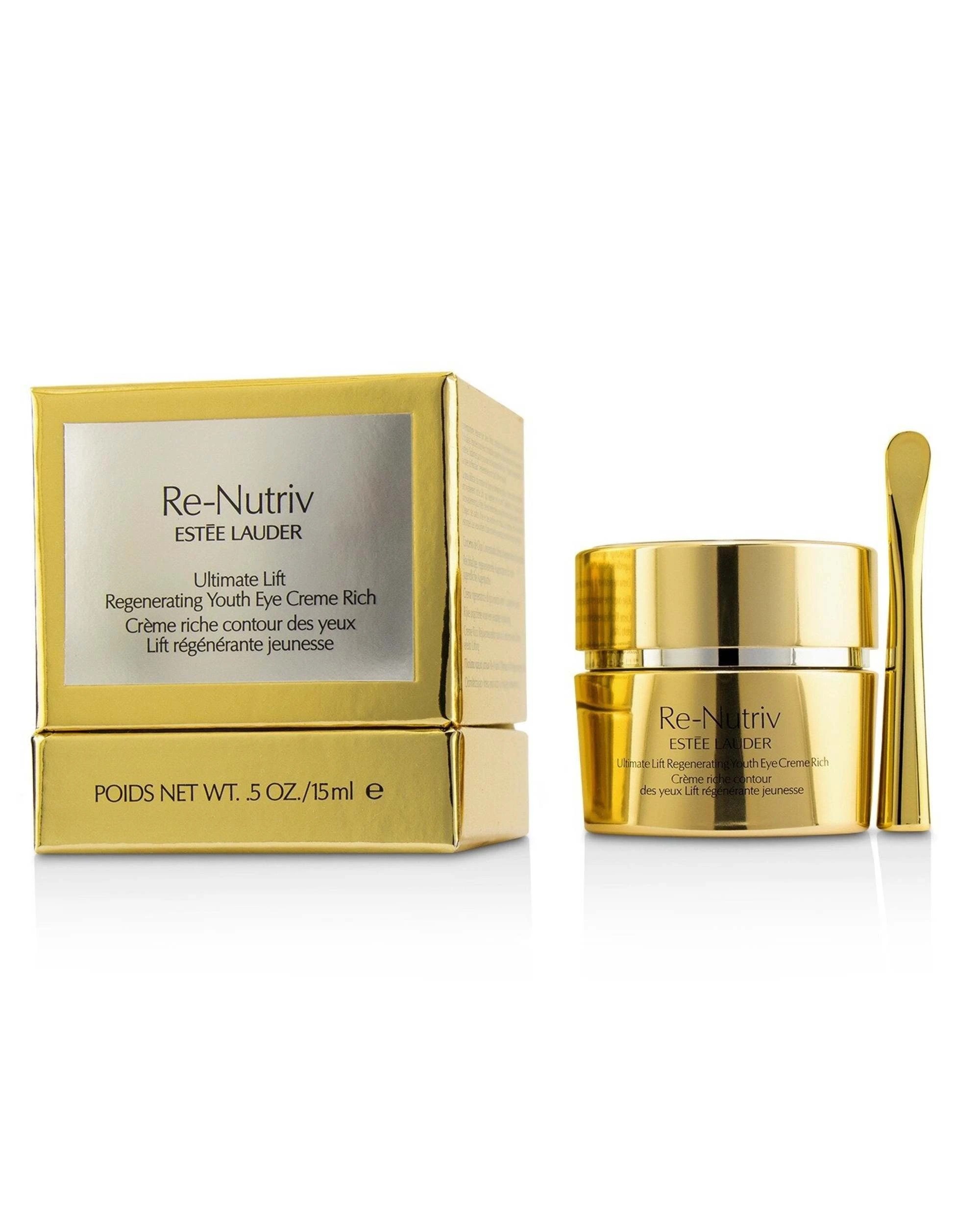 1 Estee Lauder Re-Nutriv Ultimate Lift Regenerating Youth Eye Creme Rich  15ml/0.5oz, 1 of 3