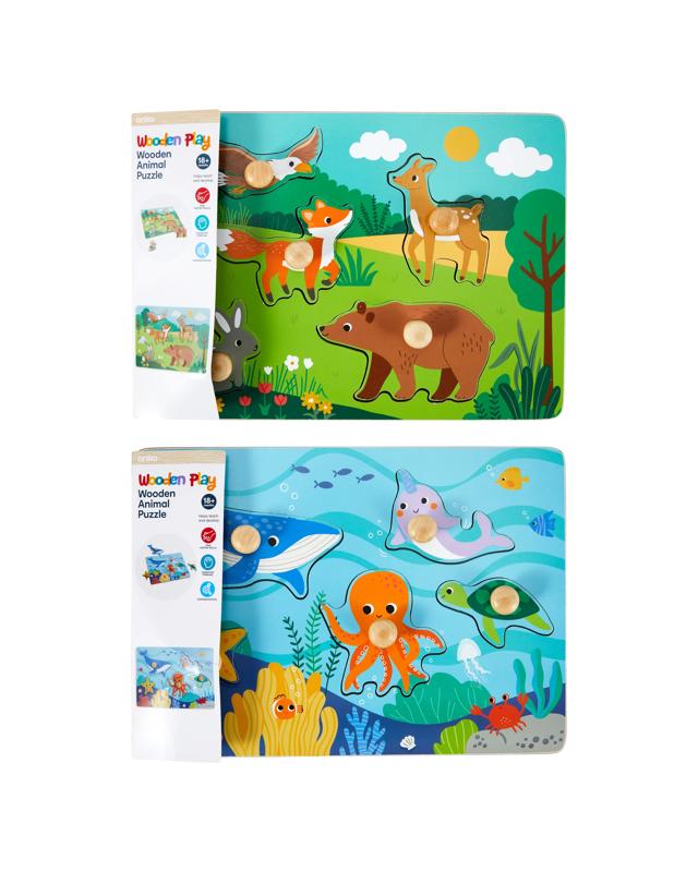 Wooden Animal Puzzle - Asso