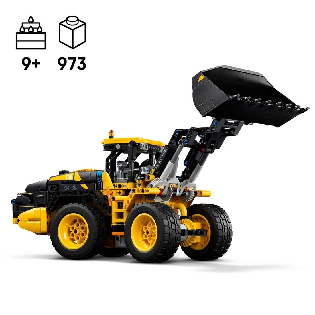 9 LEGO Technic Volvo L120 Electric Wheel Loader 42209, 9 of 10