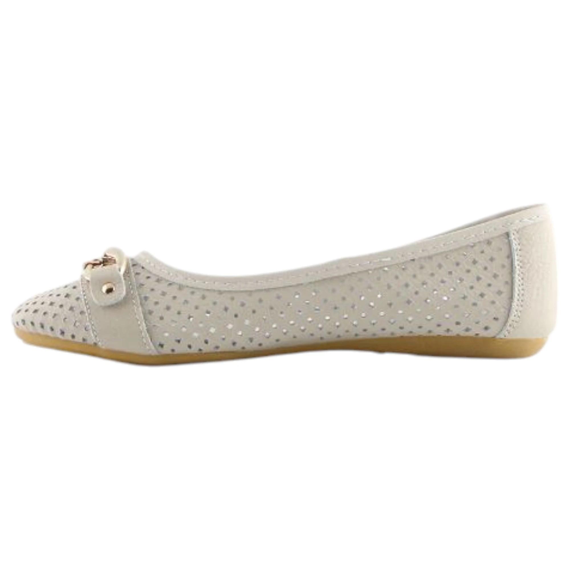 3 Natural Comfort Womens Rain Ballet Slip On Flats ICE, 3 of 4