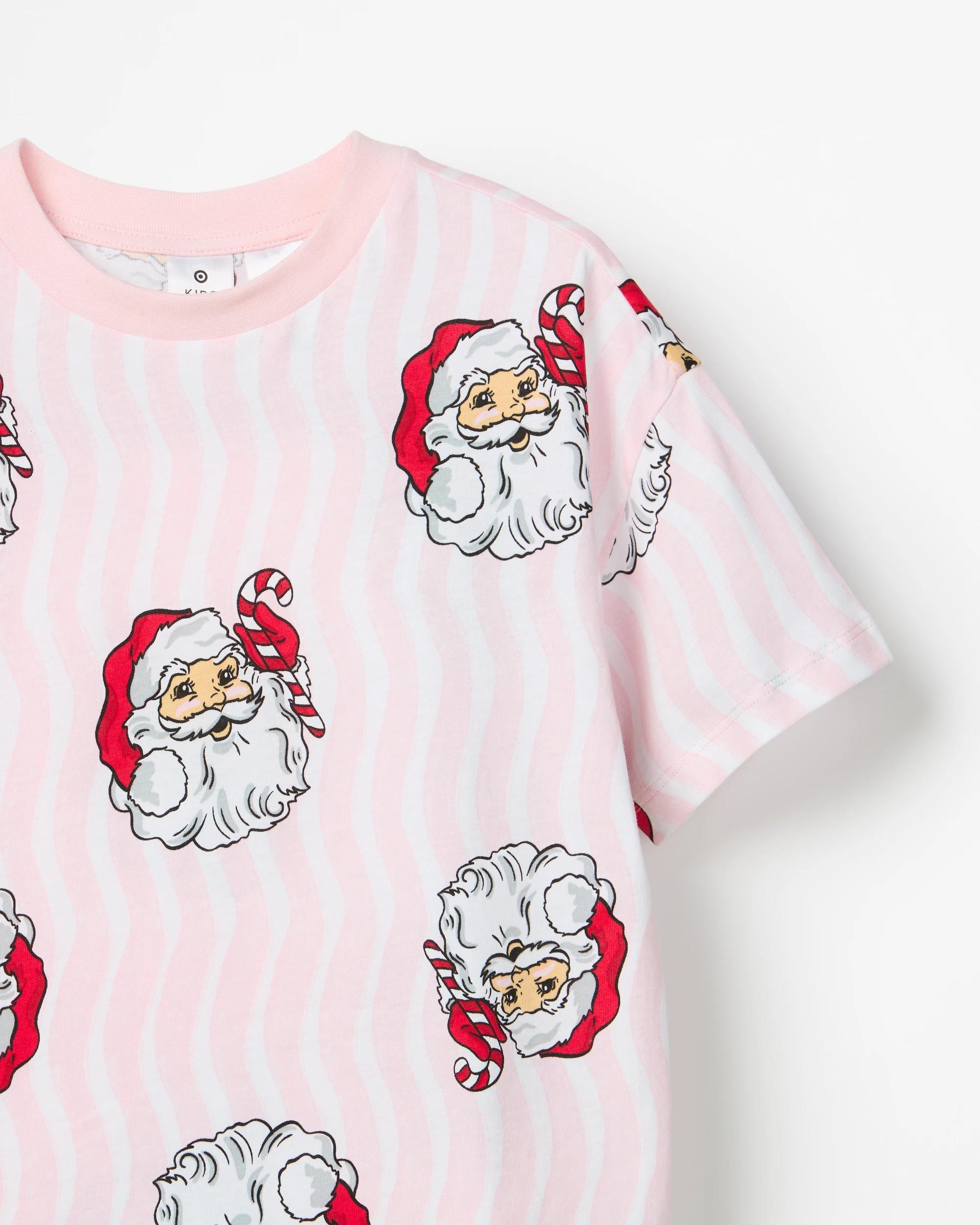 6 Target Family Matching Christmas Santa Australian Cotton Younger Girls Pyjama Set SANTA, 6 of 8