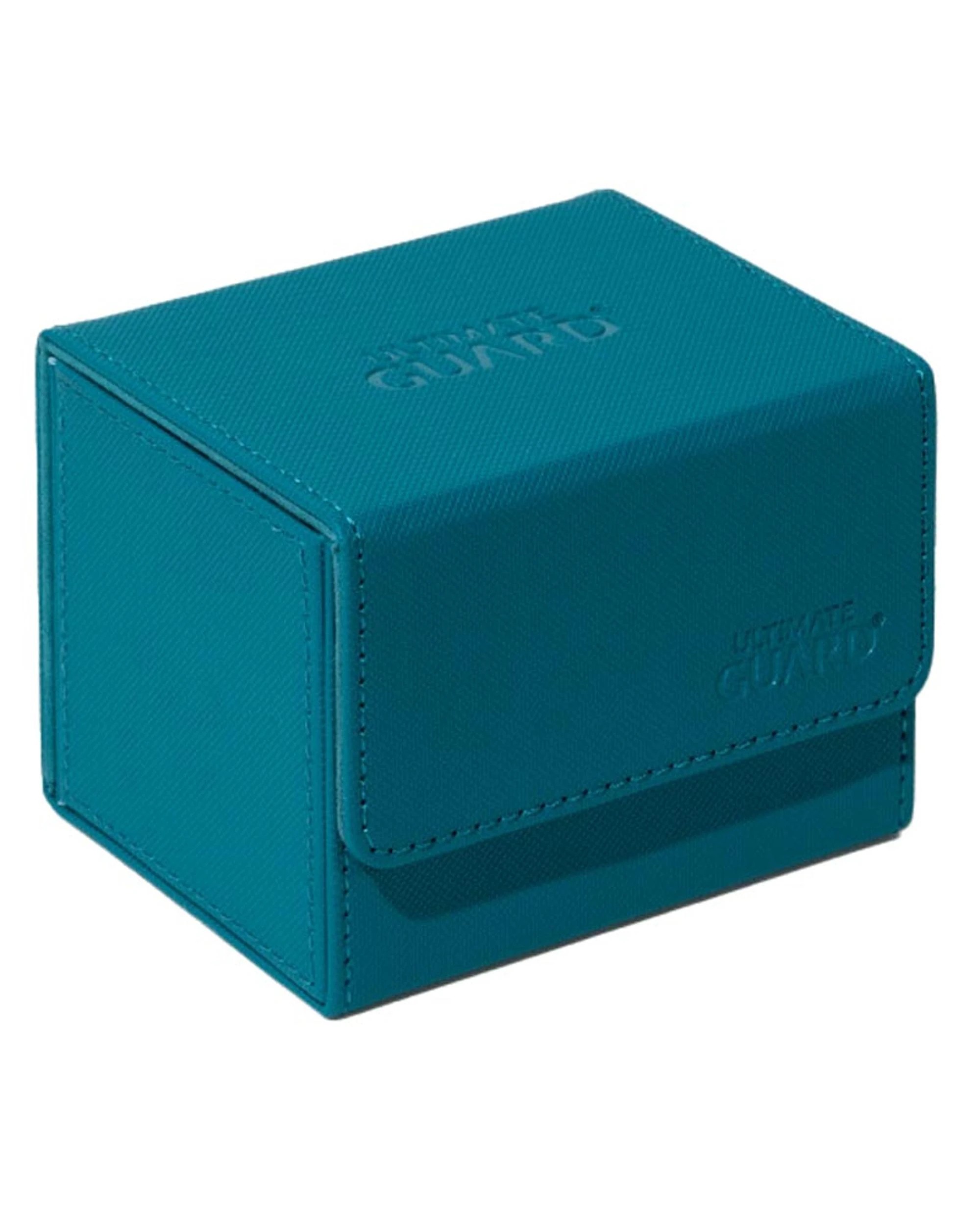 4 Ultimate Guard Sidewinder 100+ Xenoskin Monocolor Deck Box - Petrol, 4 of 6