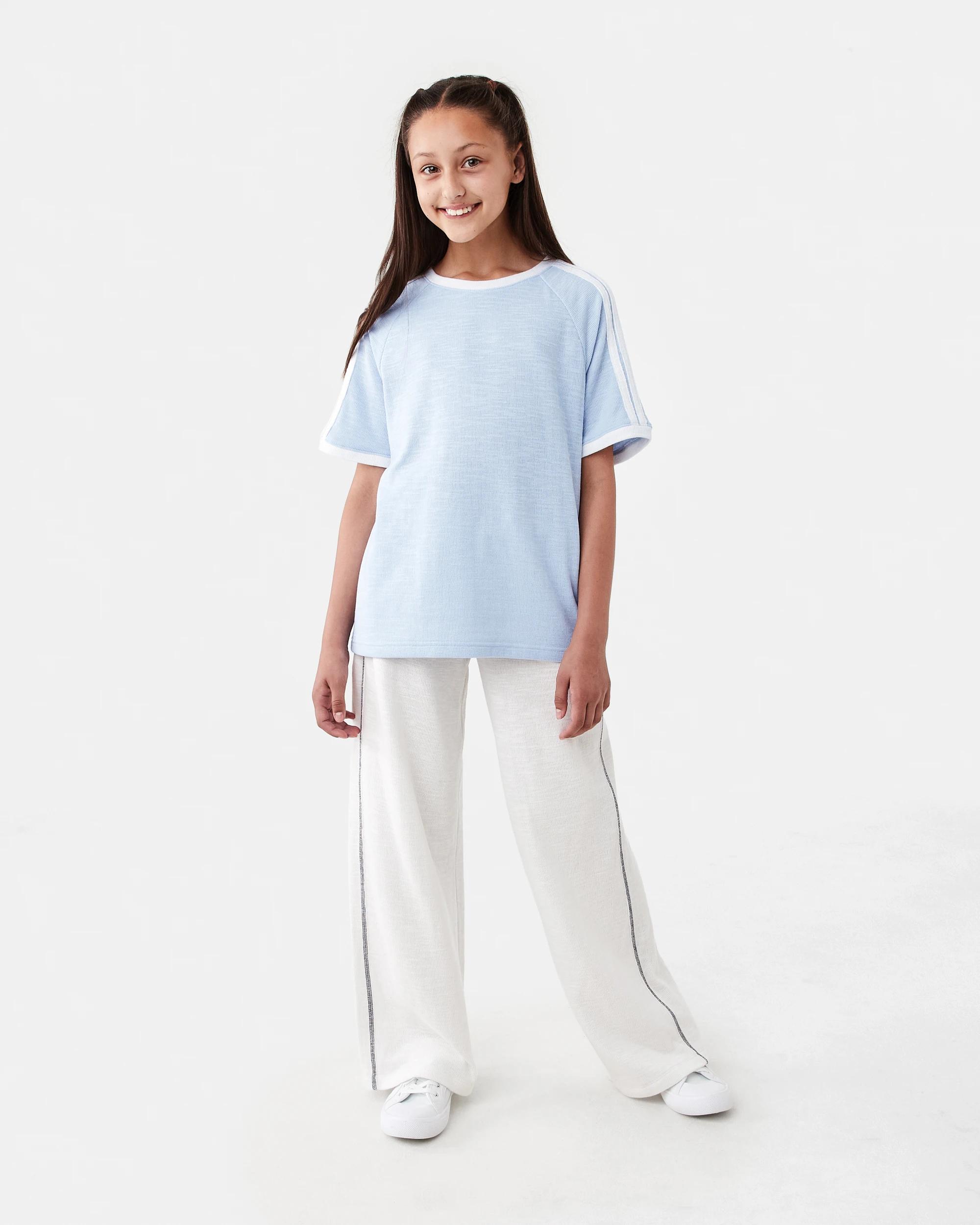 6 Textured Knit Pants Snw White, 6 of 7