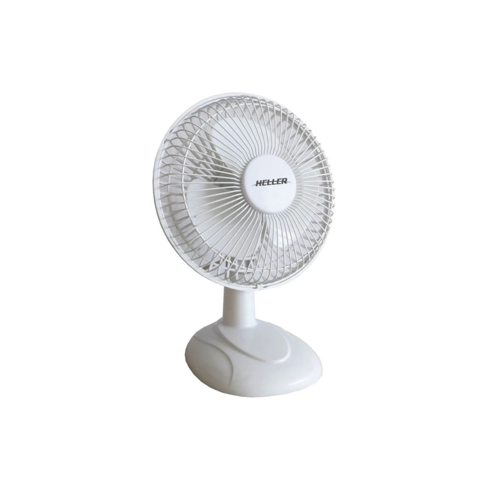 1 Heller 15cm Desk Fan -2 Speed/Air Cooler - White, 1 of 1