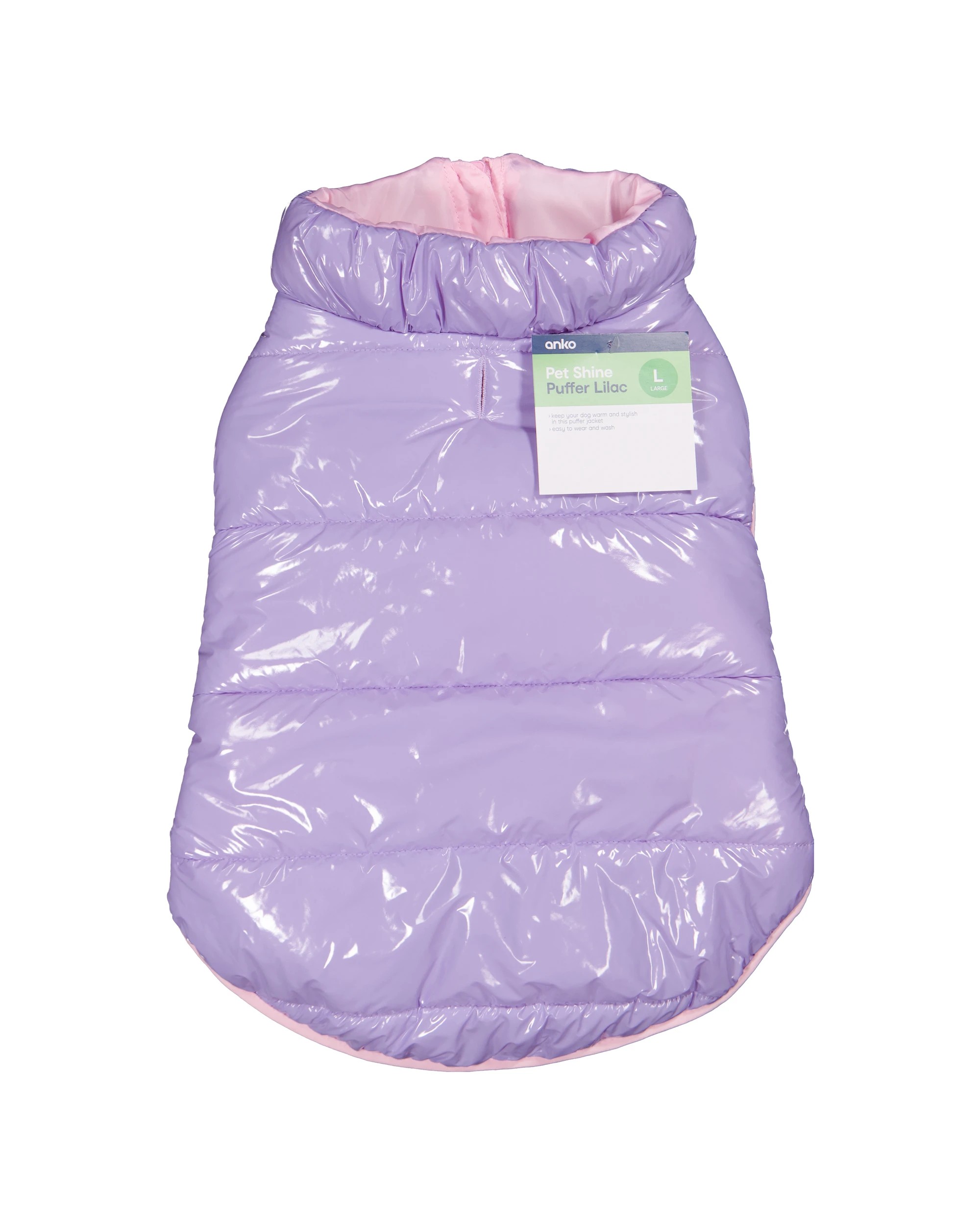 10 Pet Shine Puffer - Large, Lilac and Pink, 10 of 10