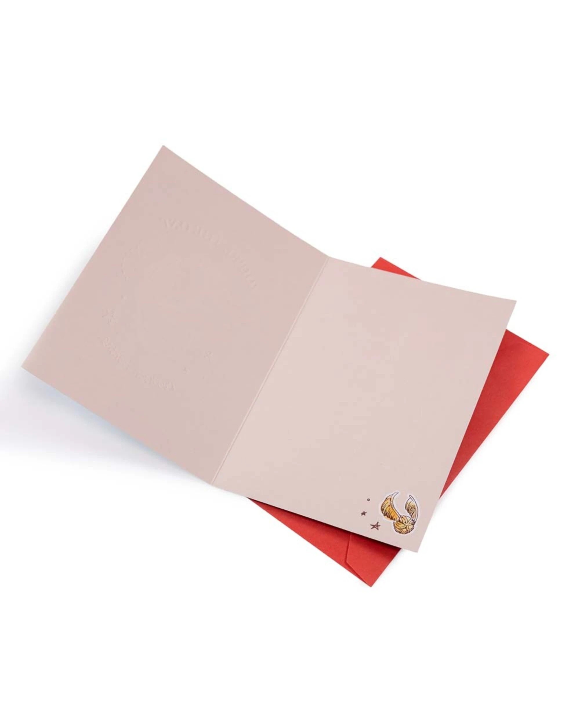 2 Harry Potter - Golden Snitch Valentines Greeting Card, 2 of 3