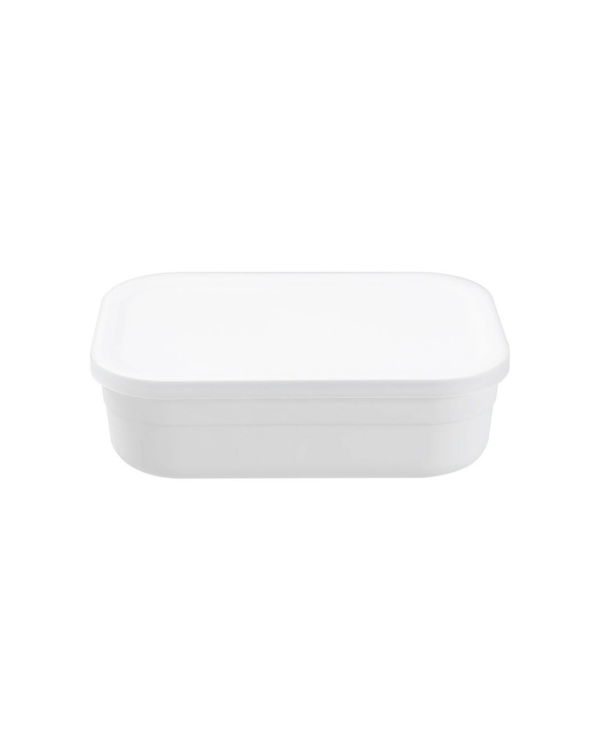 5 Boxsweden Stackable Storage Container Lidded 24.5cm 2.3L Durable Plastic
 - white, 5 of 6