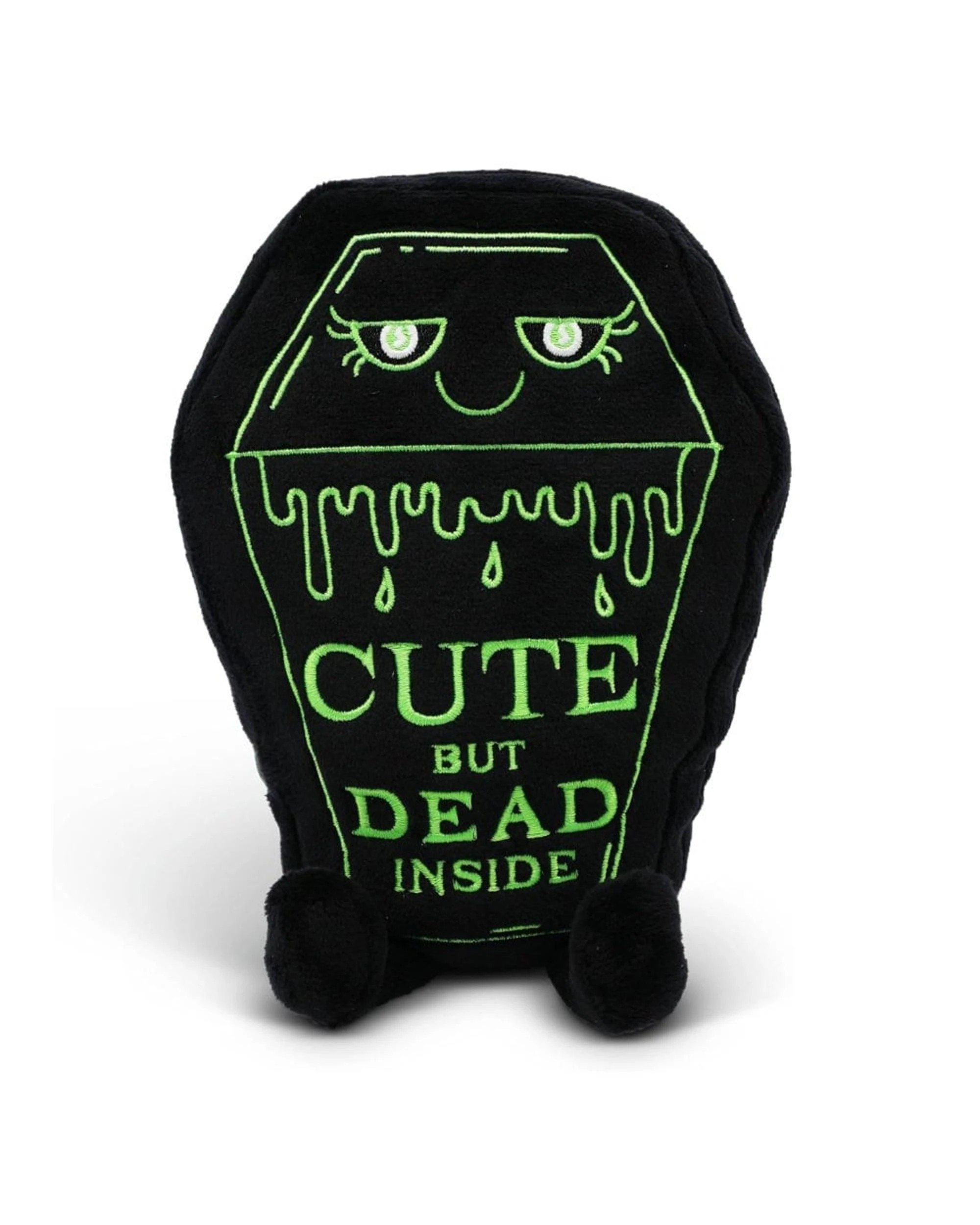 1 Punchkins Cute But Dead Inside Coffin Plush, 1 of 5
