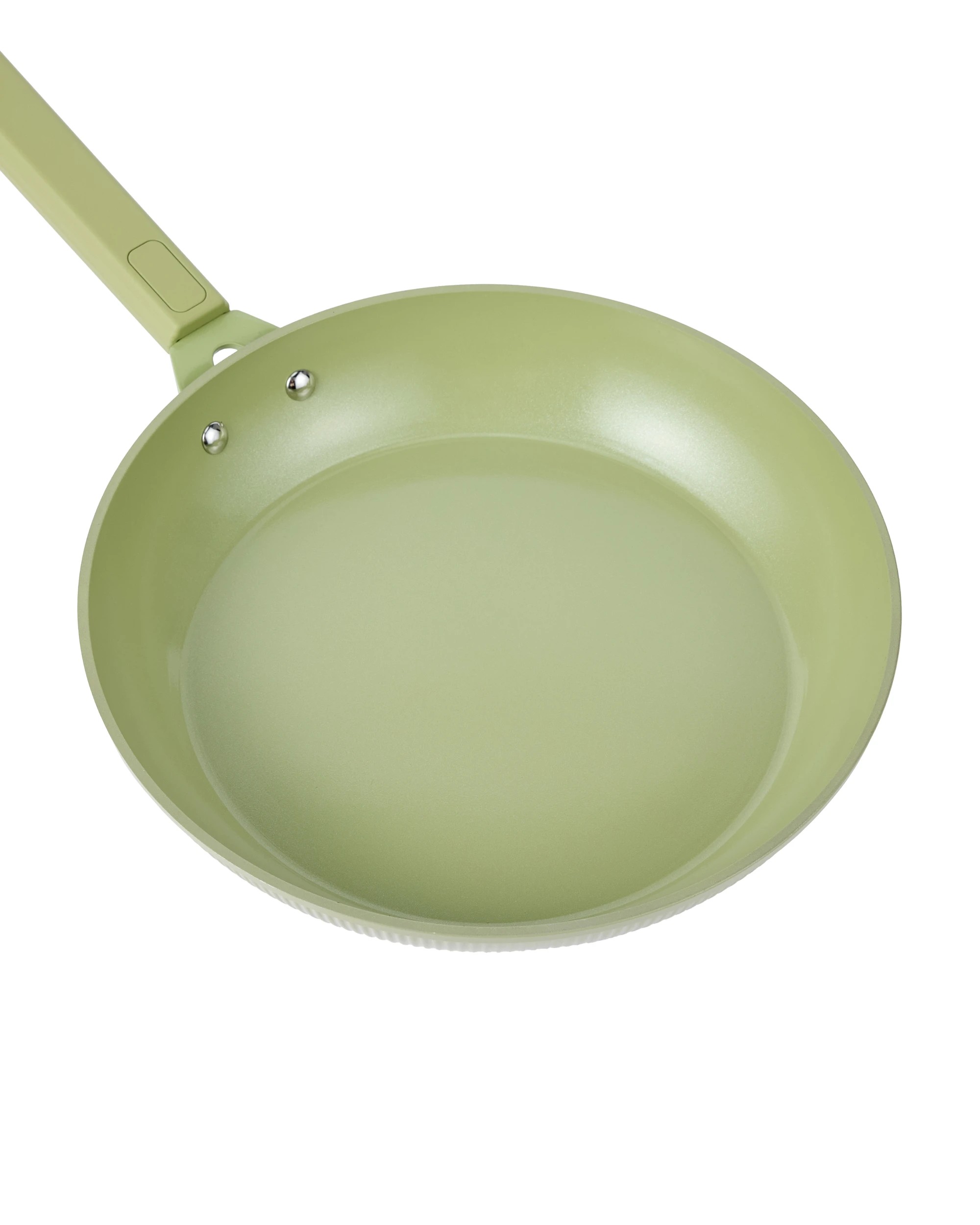 4 2 Pack Ceramic Coated Non Stick Fry Pans - Green, 4 of 7