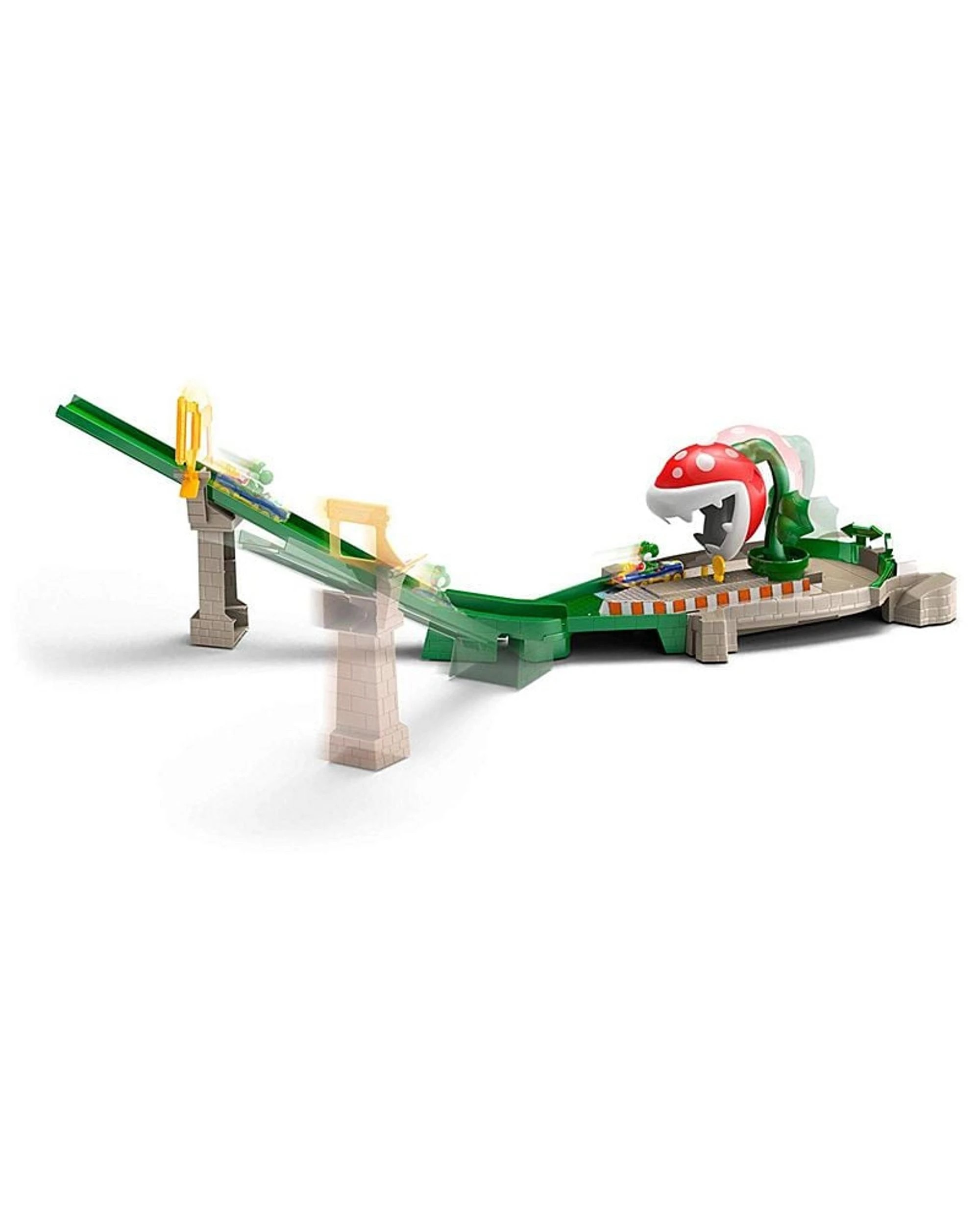 2 Hot Wheels Mario Kart Piranha Plant Slide Trackset with Yoshi, 2 of 2