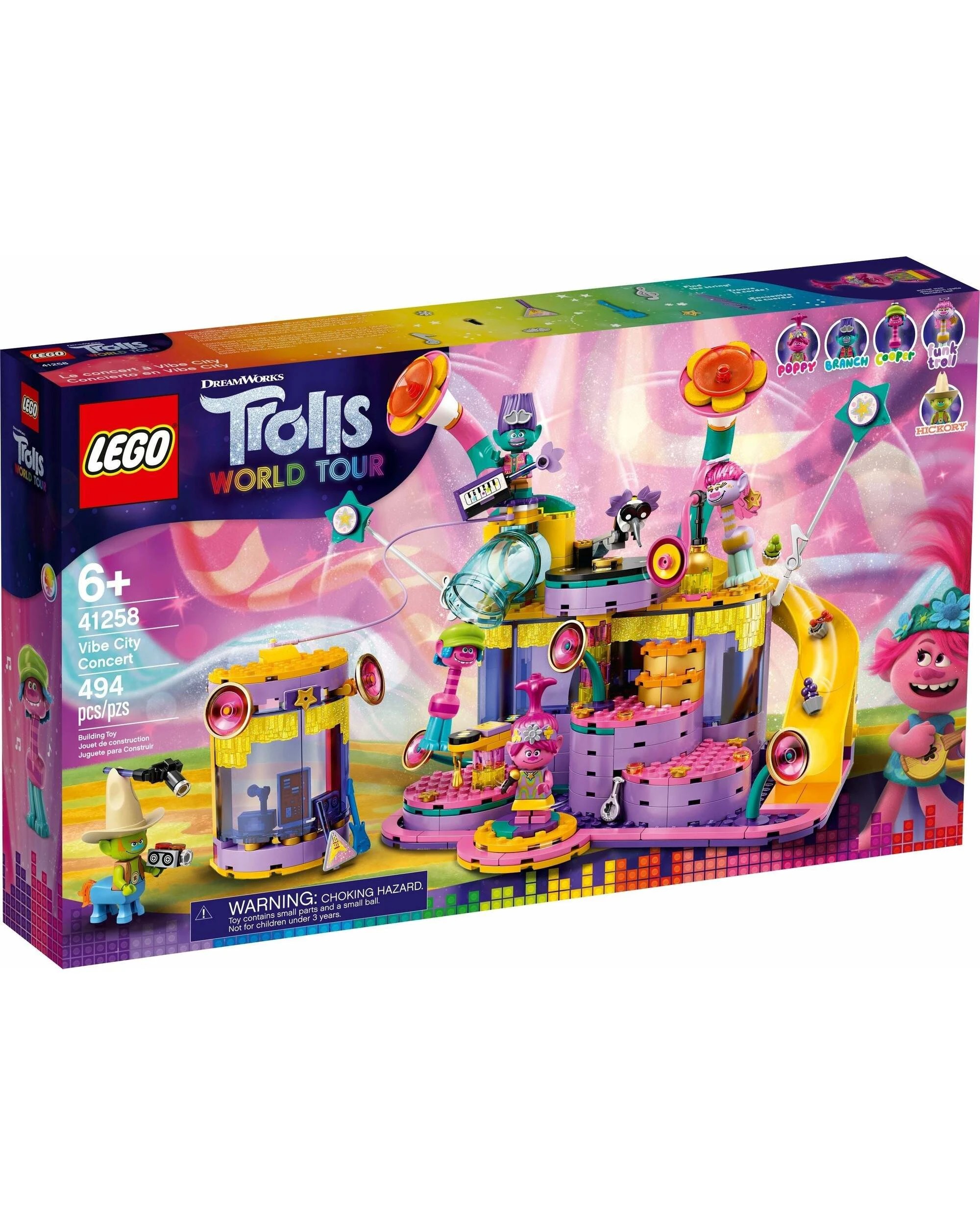 1 LEGO 41258 Trolls World Tour Vibe City Concert, 1 of 5